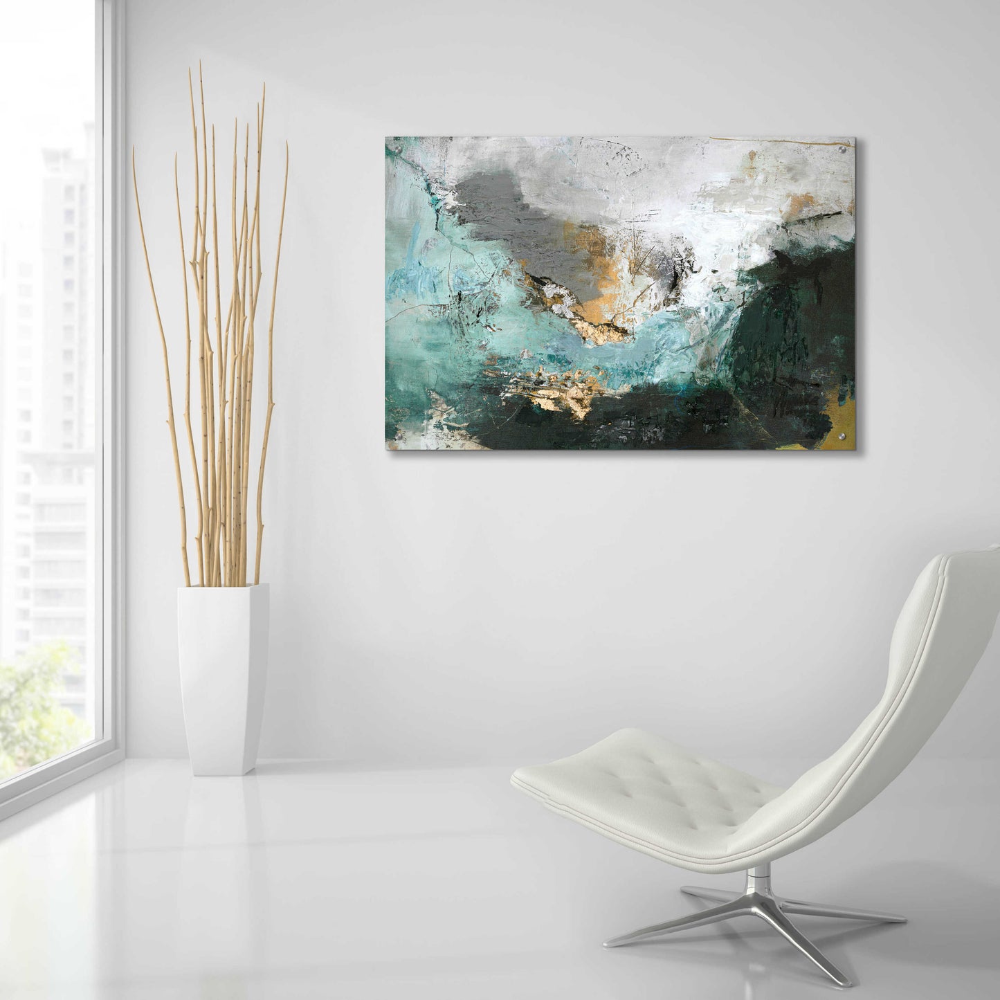 Epic Art 'Arctic Green' by Design Fabrikken, Acrylic Glass Wall Art,36x24