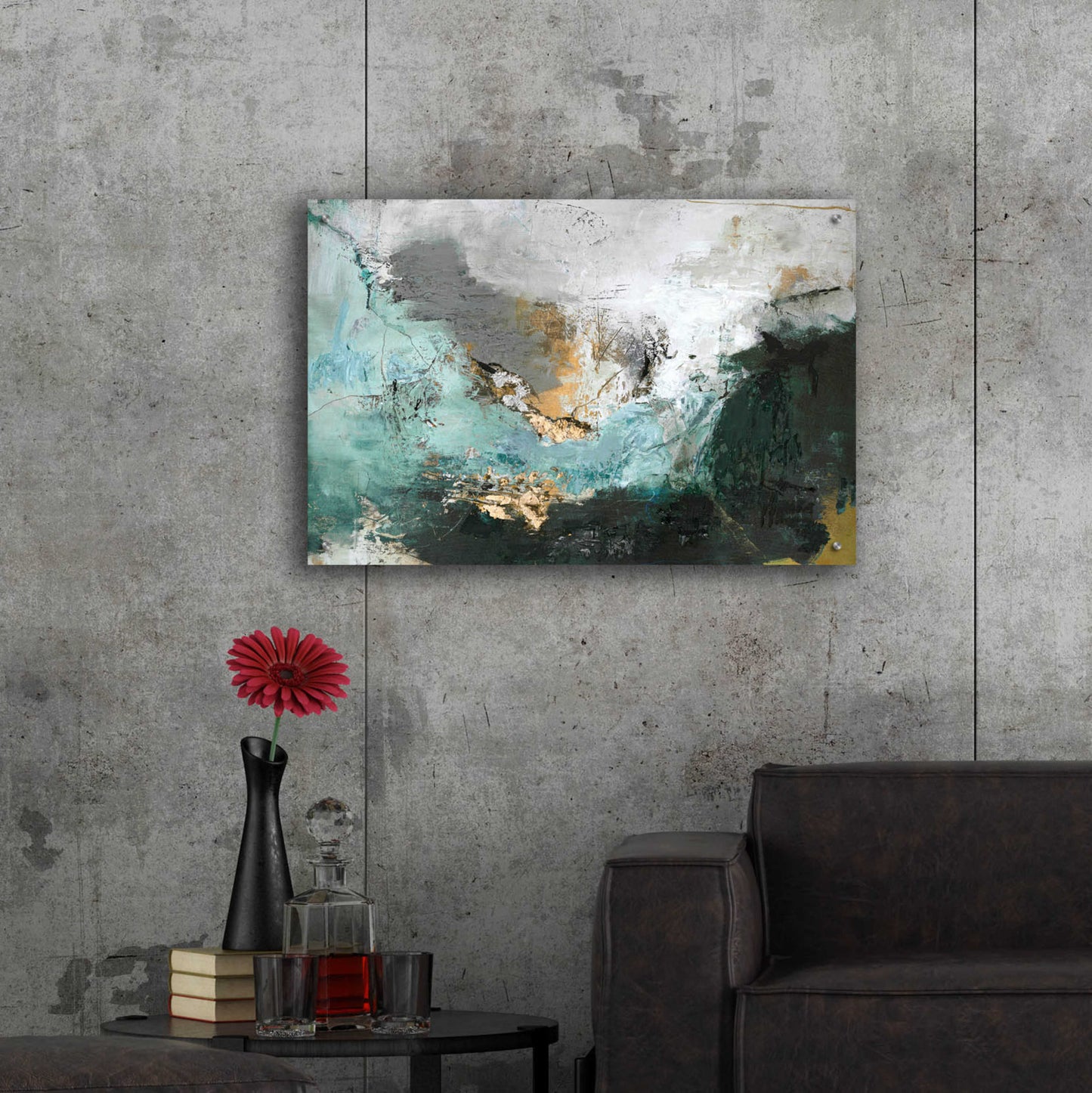 Epic Art 'Arctic Green' by Design Fabrikken, Acrylic Glass Wall Art,36x24