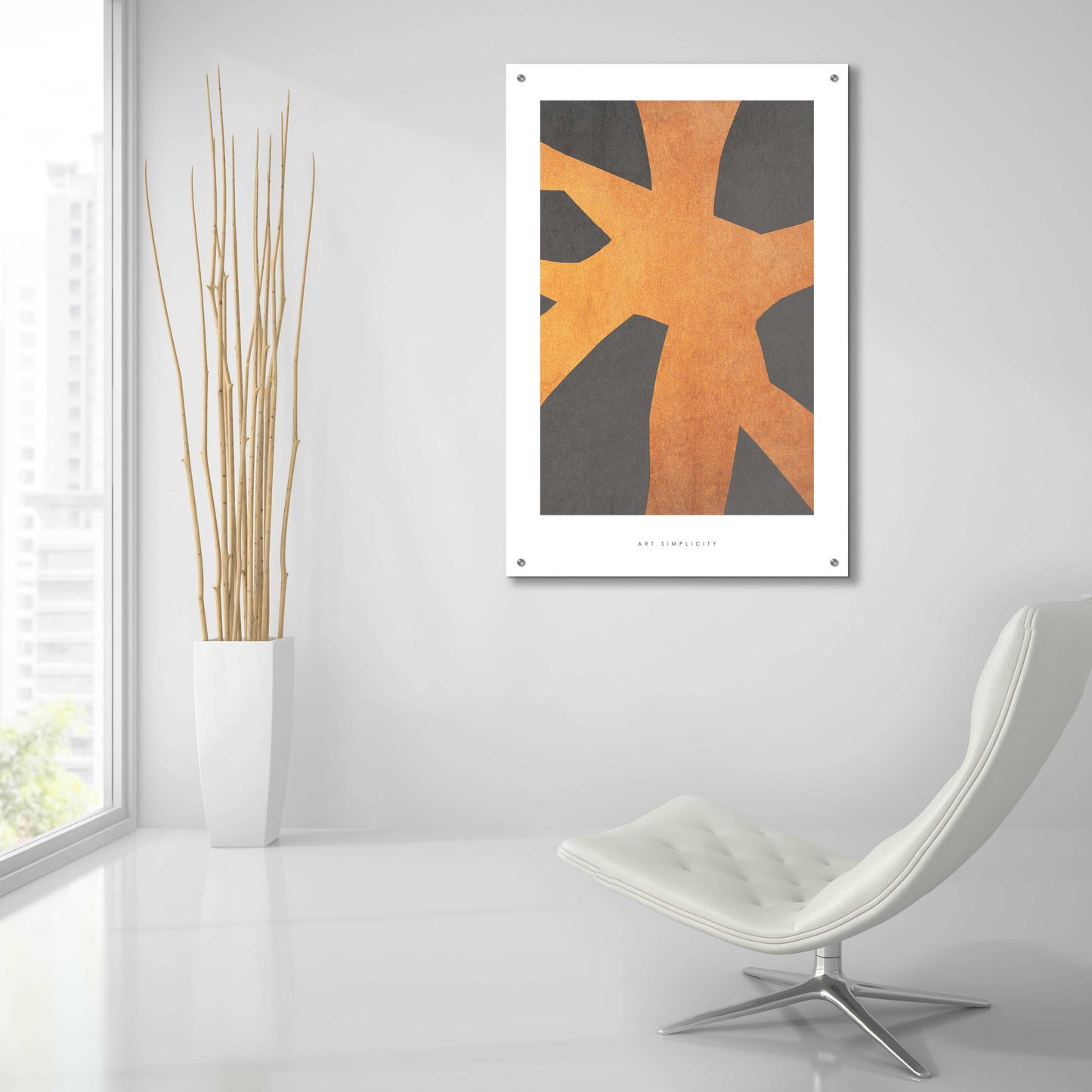 Epic Art 'Art Simplicity 2' by Design Fabrikken, Acrylic Glass Wall Art,24x36