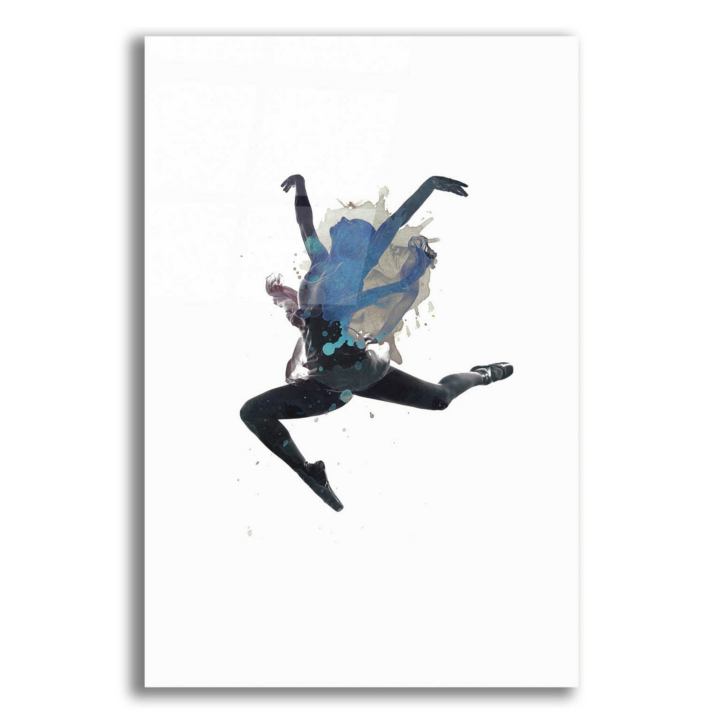 Epic Art 'Ballerina Floating' by Design Fabrikken, Acrylic Glass Wall Art,12x16