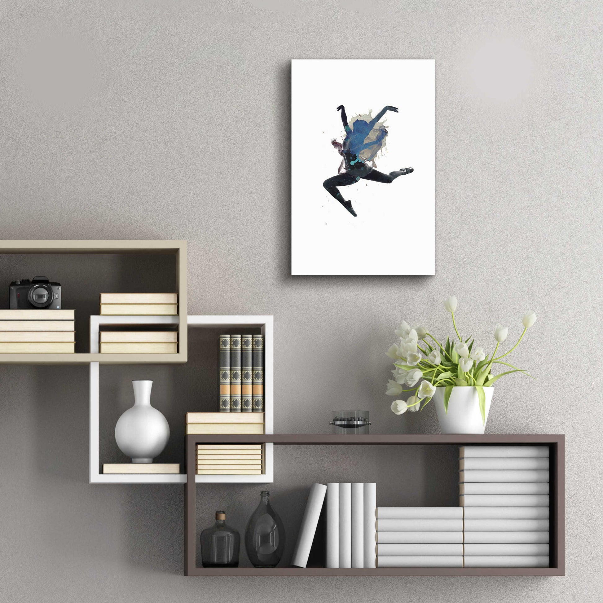 Epic Art 'Ballerina Floating' by Design Fabrikken, Acrylic Glass Wall Art,16x24