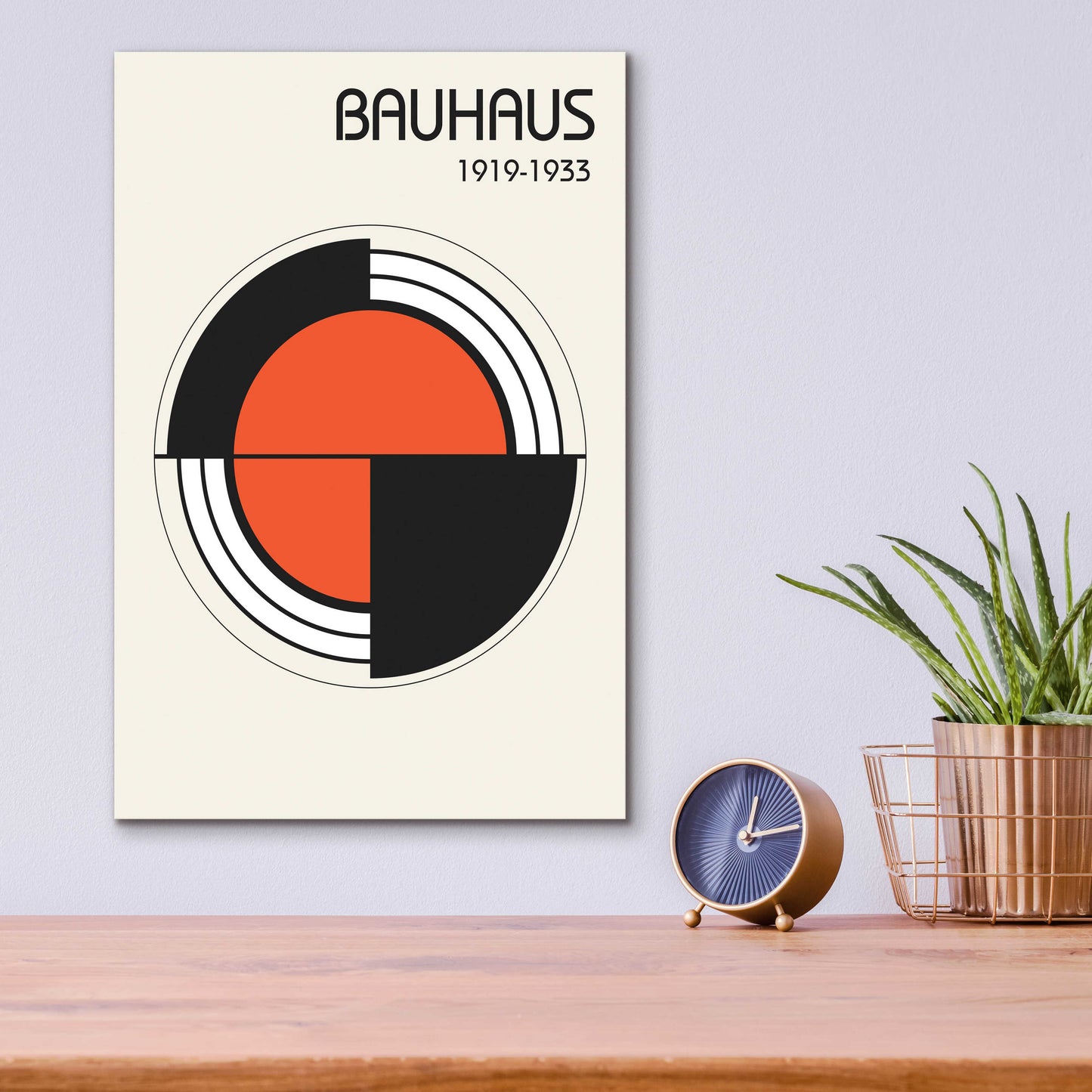 Epic Art 'Bauhaus 1' by Design Fabrikken, Acrylic Glass Wall Art,12x16