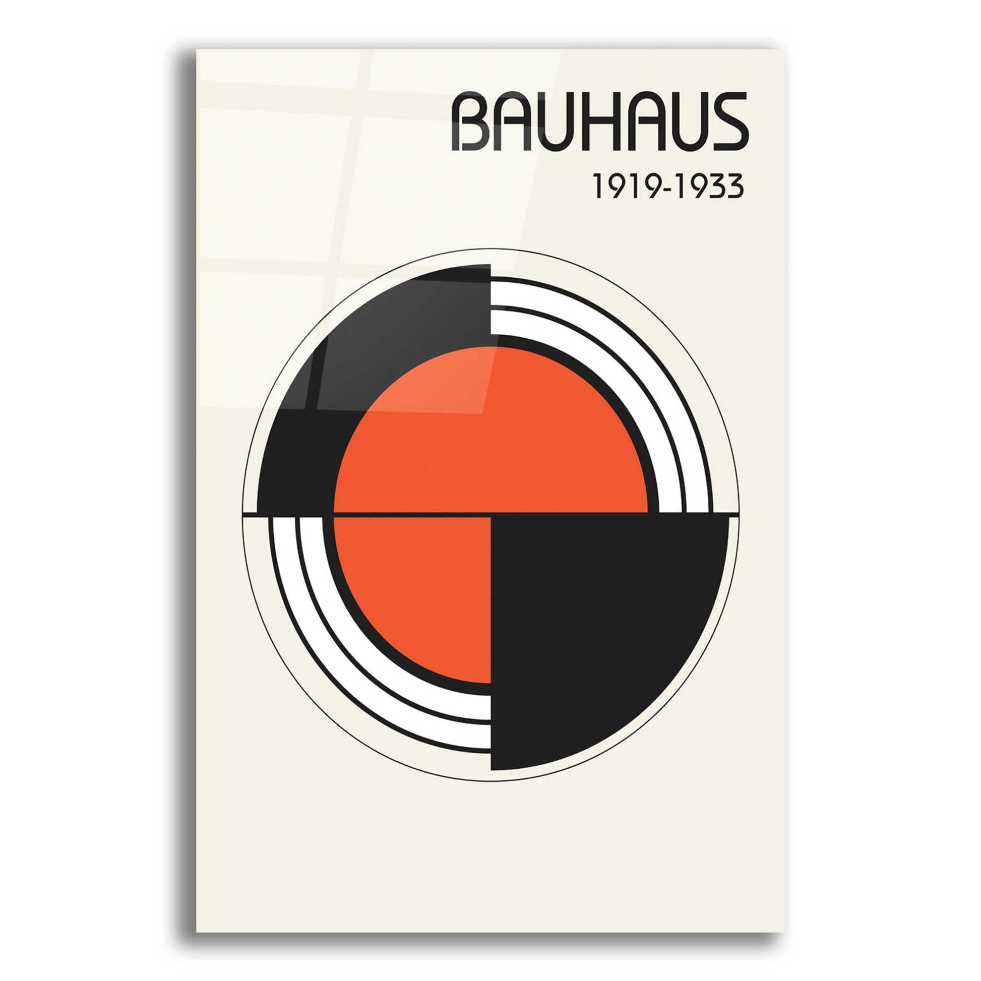 Epic Art 'Bauhaus 1' by Design Fabrikken, Acrylic Glass Wall Art,12x16