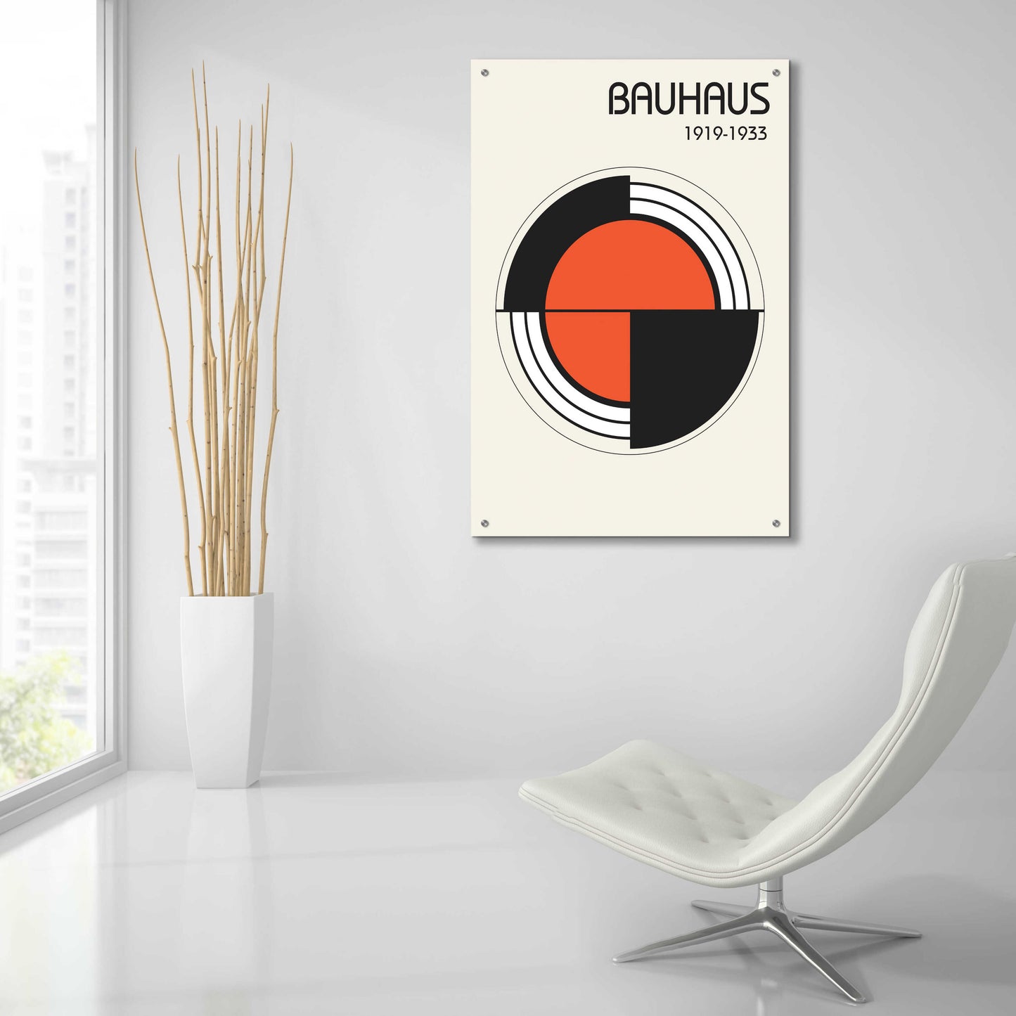 Epic Art 'Bauhaus 1' by Design Fabrikken, Acrylic Glass Wall Art,24x36