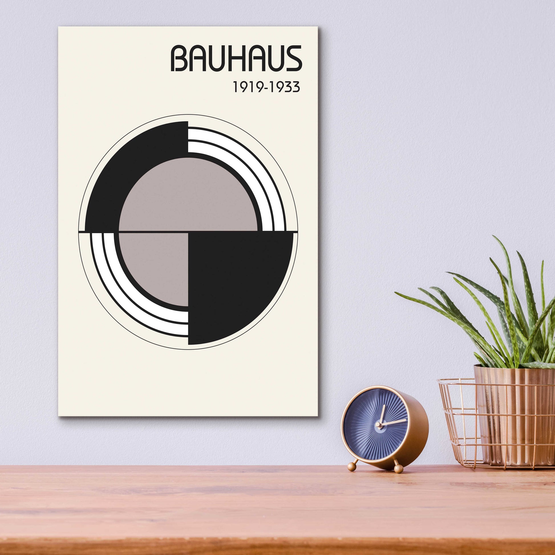 Epic Art 'Bauhaus 2' by Design Fabrikken, Acrylic Glass Wall Art,12x16