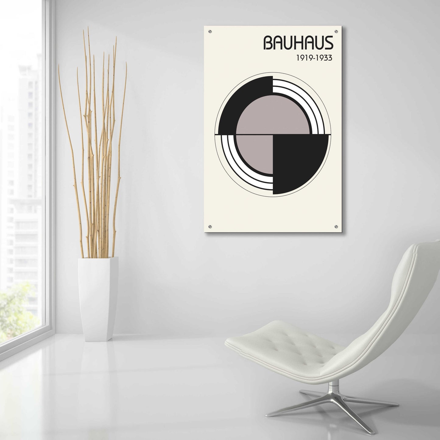 Epic Art 'Bauhaus 2' by Design Fabrikken, Acrylic Glass Wall Art,24x36