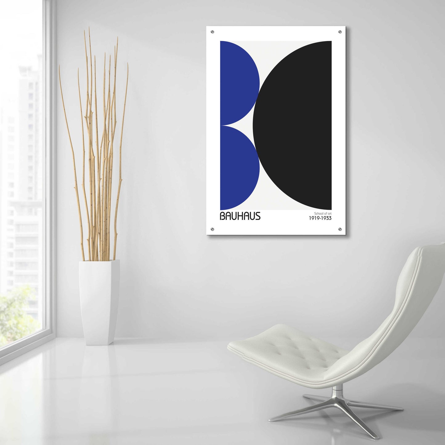 Epic Art 'Bauhaus 3' by Design Fabrikken, Acrylic Glass Wall Art,24x36