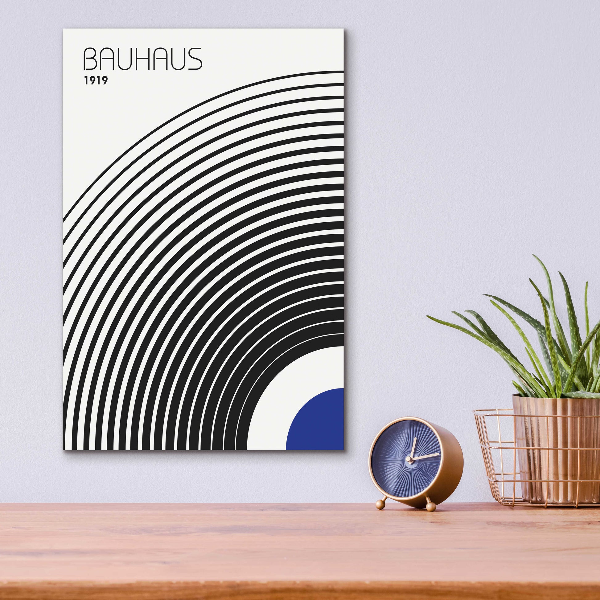 Epic Art 'Bauhaus 4' by Design Fabrikken, Acrylic Glass Wall Art,12x16