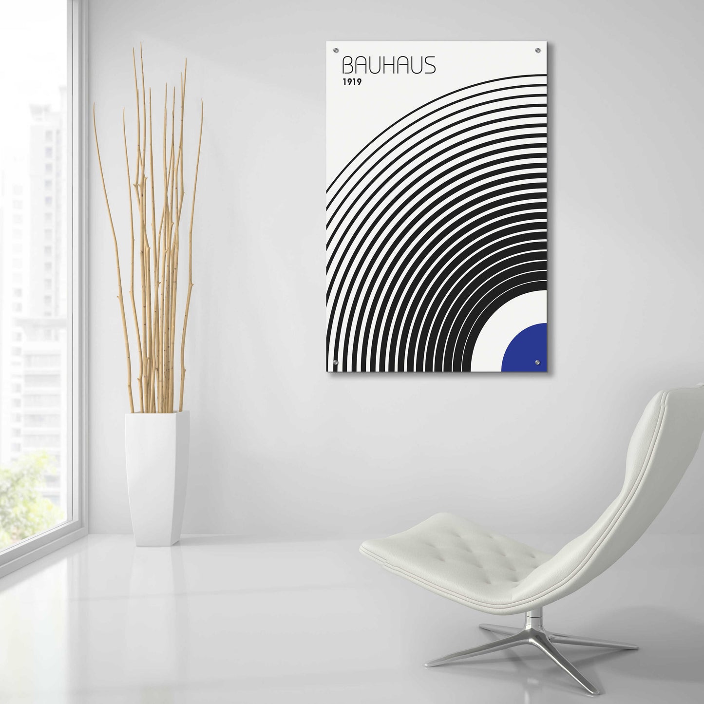 Epic Art 'Bauhaus 4' by Design Fabrikken, Acrylic Glass Wall Art,24x36