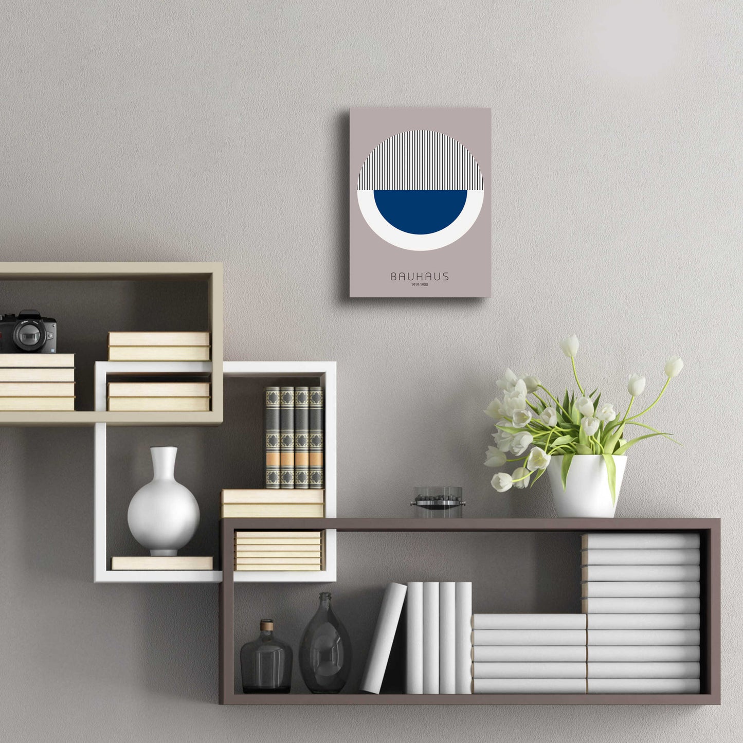 Epic Art 'Bauhaus 7' by Design Fabrikken, Acrylic Glass Wall Art,12x16