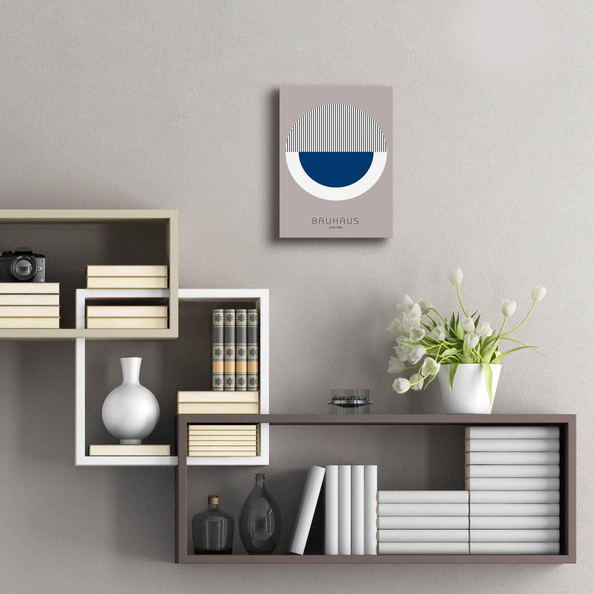 Epic Art 'Bauhaus 7' by Design Fabrikken, Acrylic Glass Wall Art,12x16