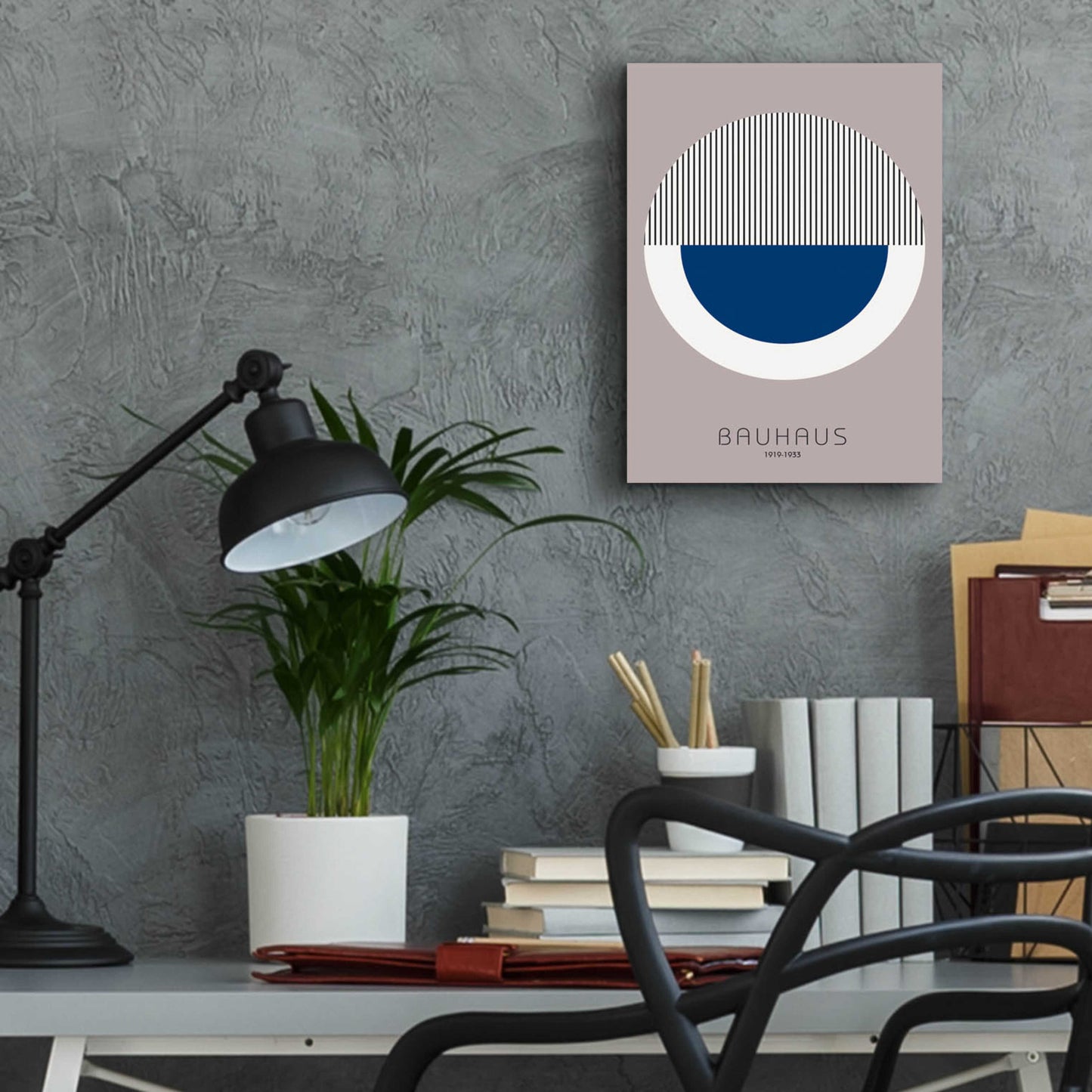 Epic Art 'Bauhaus 7' by Design Fabrikken, Acrylic Glass Wall Art,12x16