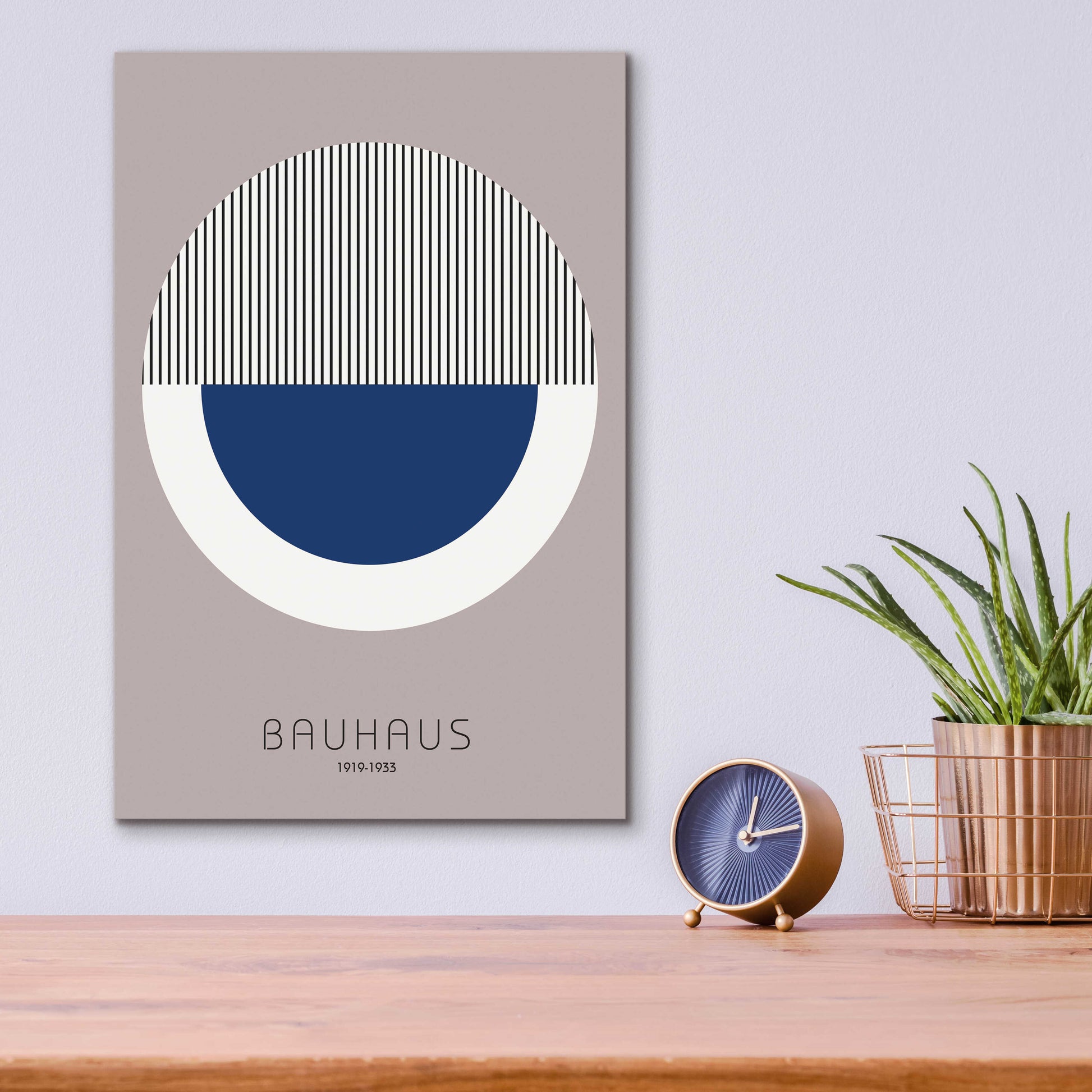 Epic Art 'Bauhaus 7' by Design Fabrikken, Acrylic Glass Wall Art,12x16