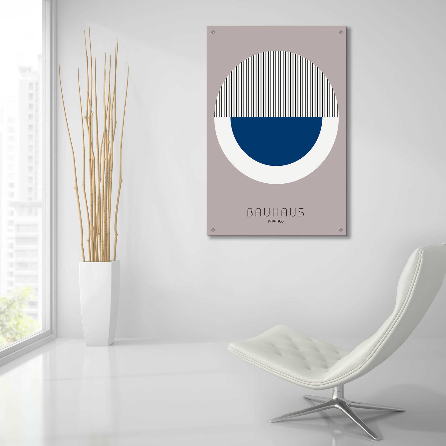 Epic Art 'Bauhaus 7' by Design Fabrikken, Acrylic Glass Wall Art,24x36