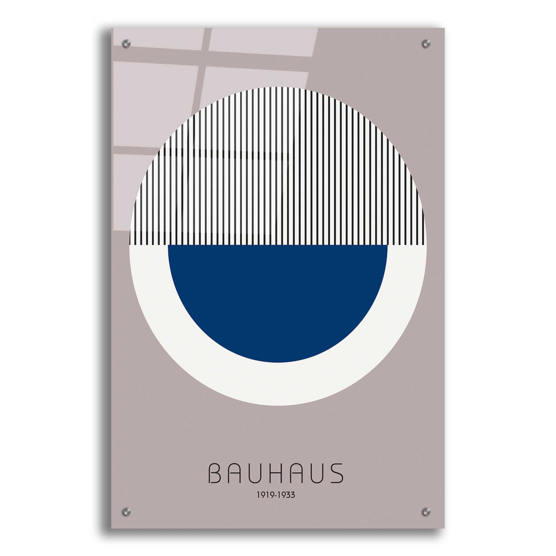 Epic Art 'Bauhaus 7' by Design Fabrikken, Acrylic Glass Wall Art,24x36
