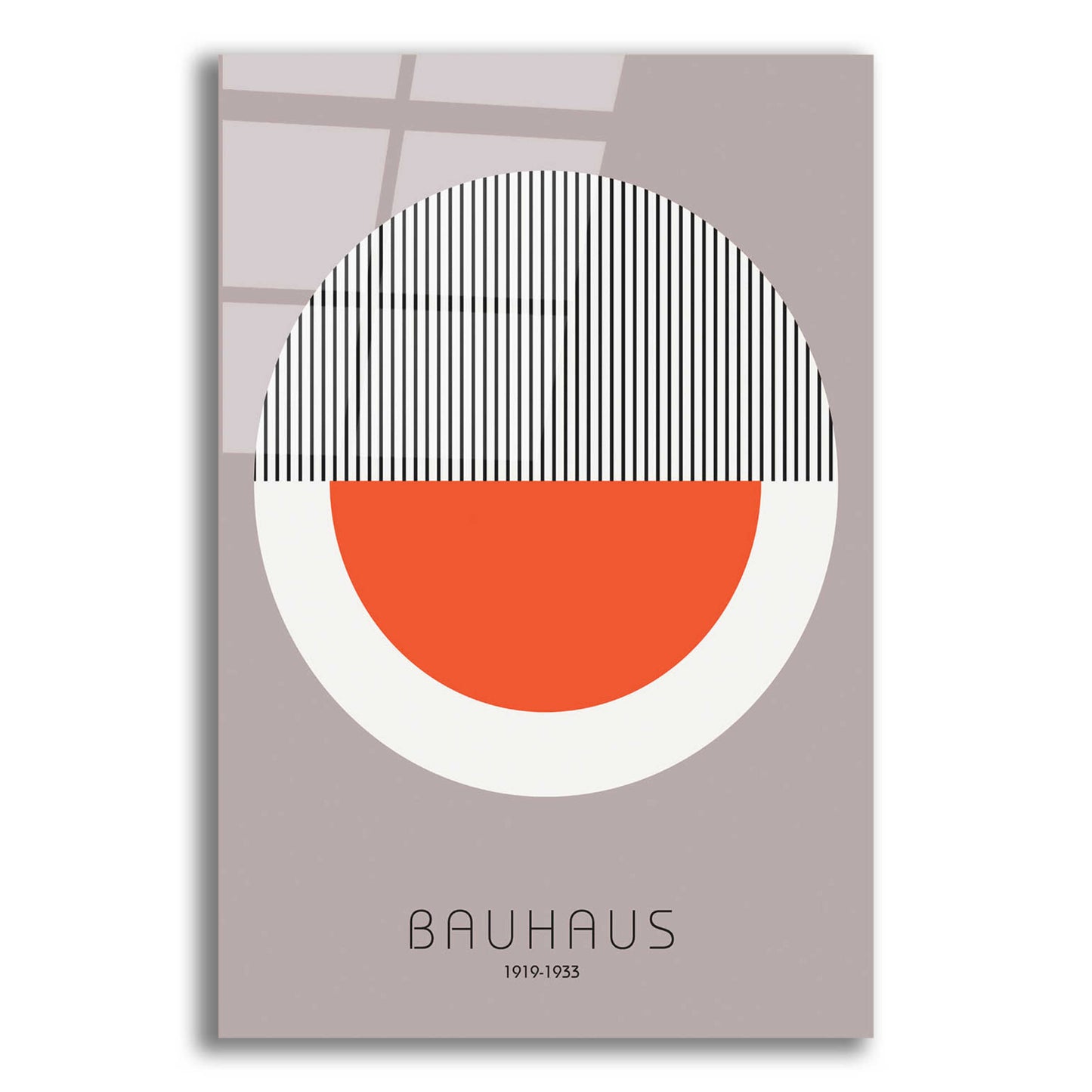 Epic Art 'Bauhaus 9' by Design Fabrikken, Acrylic Glass Wall Art,12x16