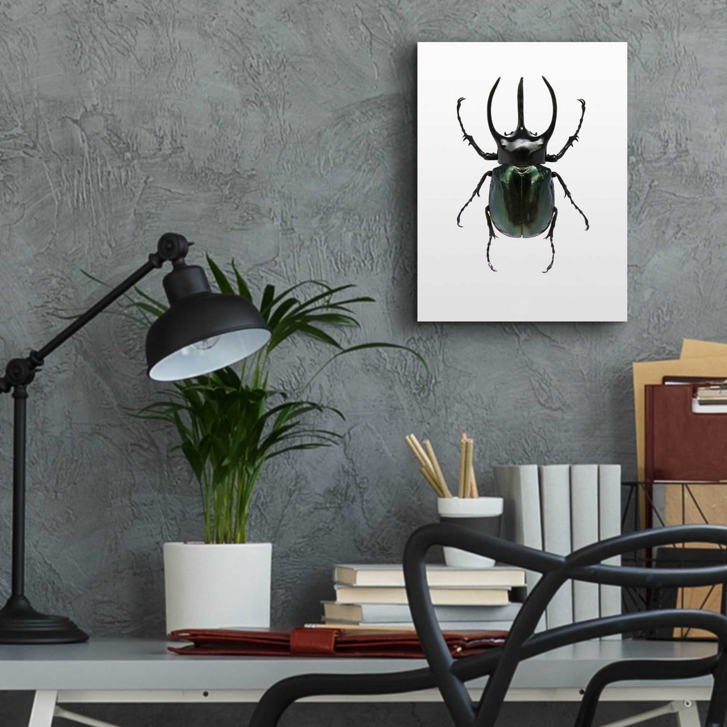 Epic Art 'Beetle 2' by Design Fabrikken, Acrylic Glass Wall Art,12x16