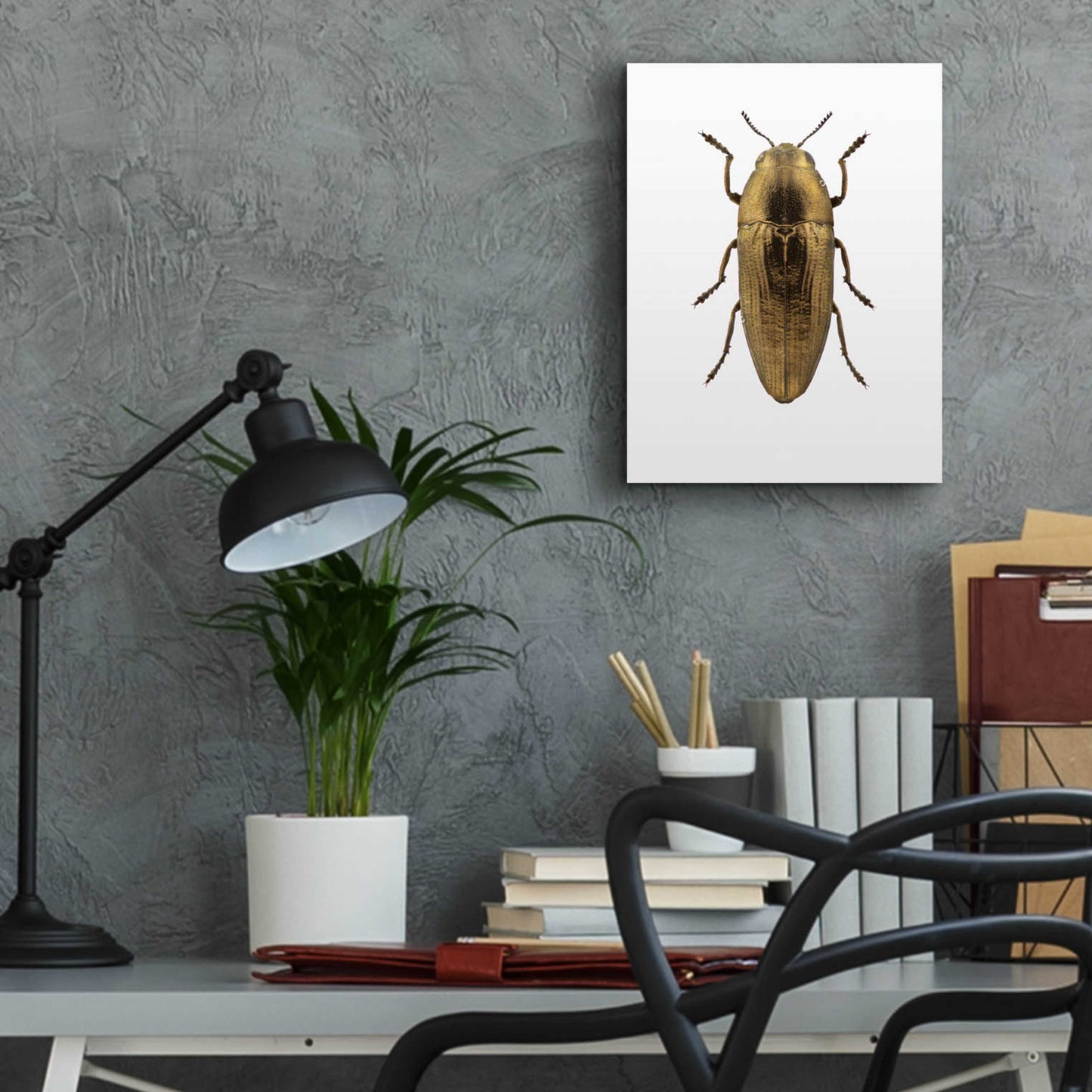 Epic Art 'Beetle 4' by Design Fabrikken, Acrylic Glass Wall Art,12x16