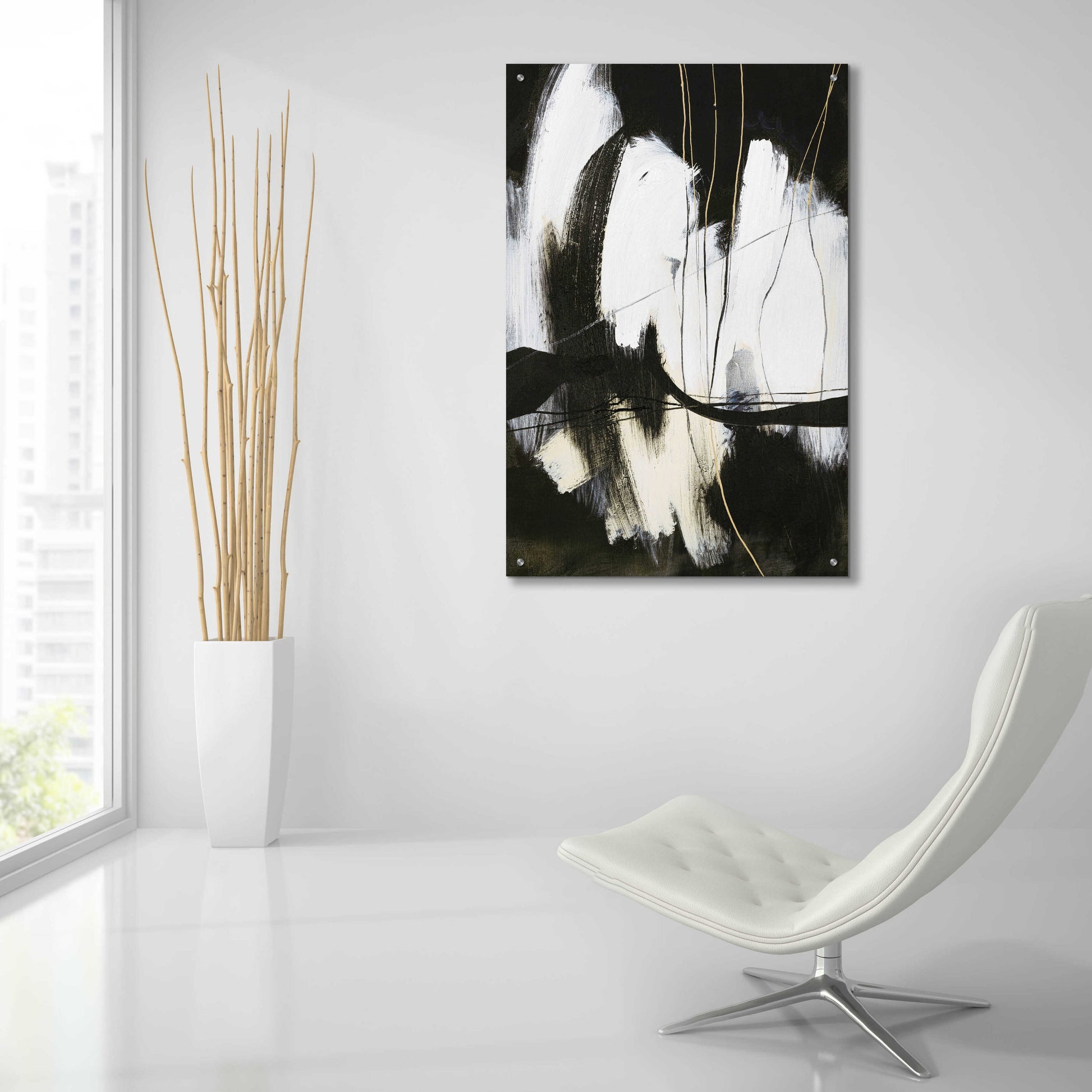 Epic Art 'Behind Lines' by Design Fabrikken, Acrylic Glass Wall Art,24x36