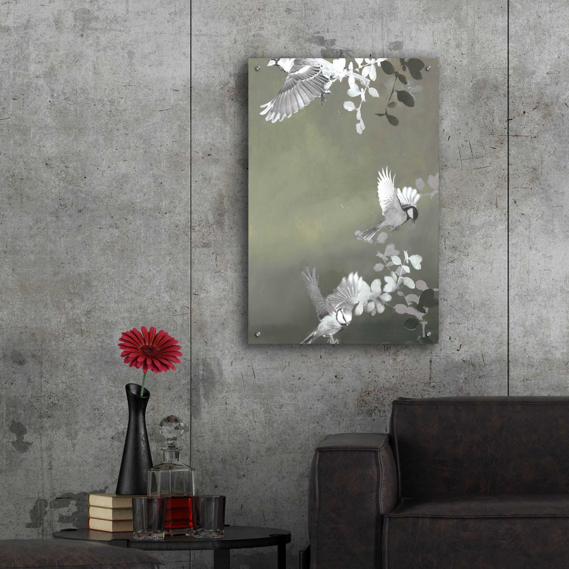 Epic Art 'Bird 4' by Design Fabrikken, Acrylic Glass Wall Art,24x36