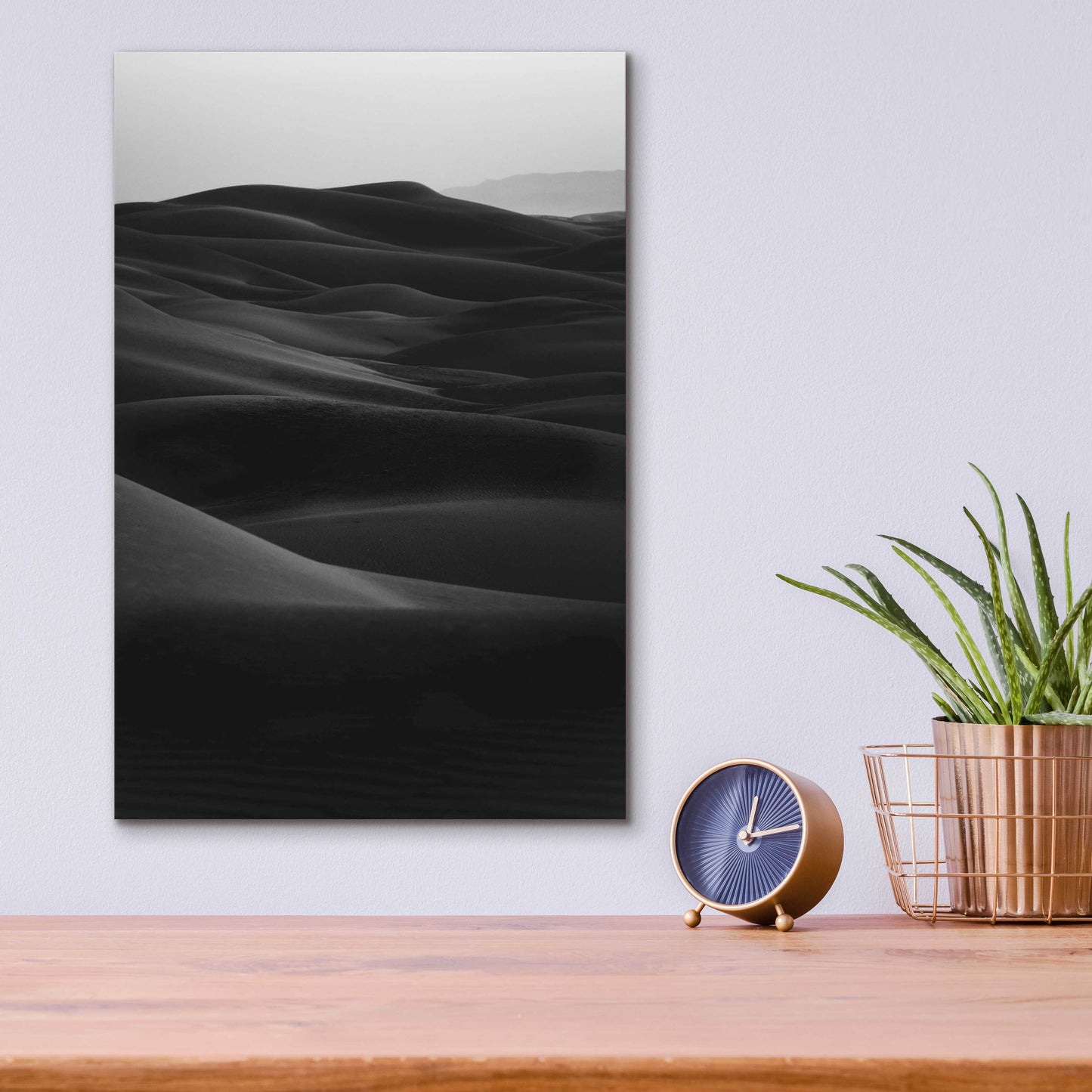 Epic Art 'Black Dunes' by Design Fabrikken, Acrylic Glass Wall Art,12x16