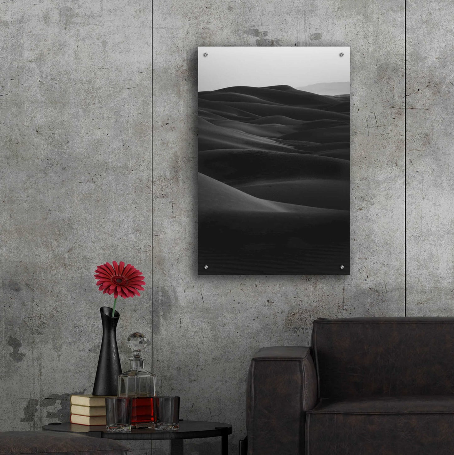 Epic Art 'Black Dunes' by Design Fabrikken, Acrylic Glass Wall Art,24x36