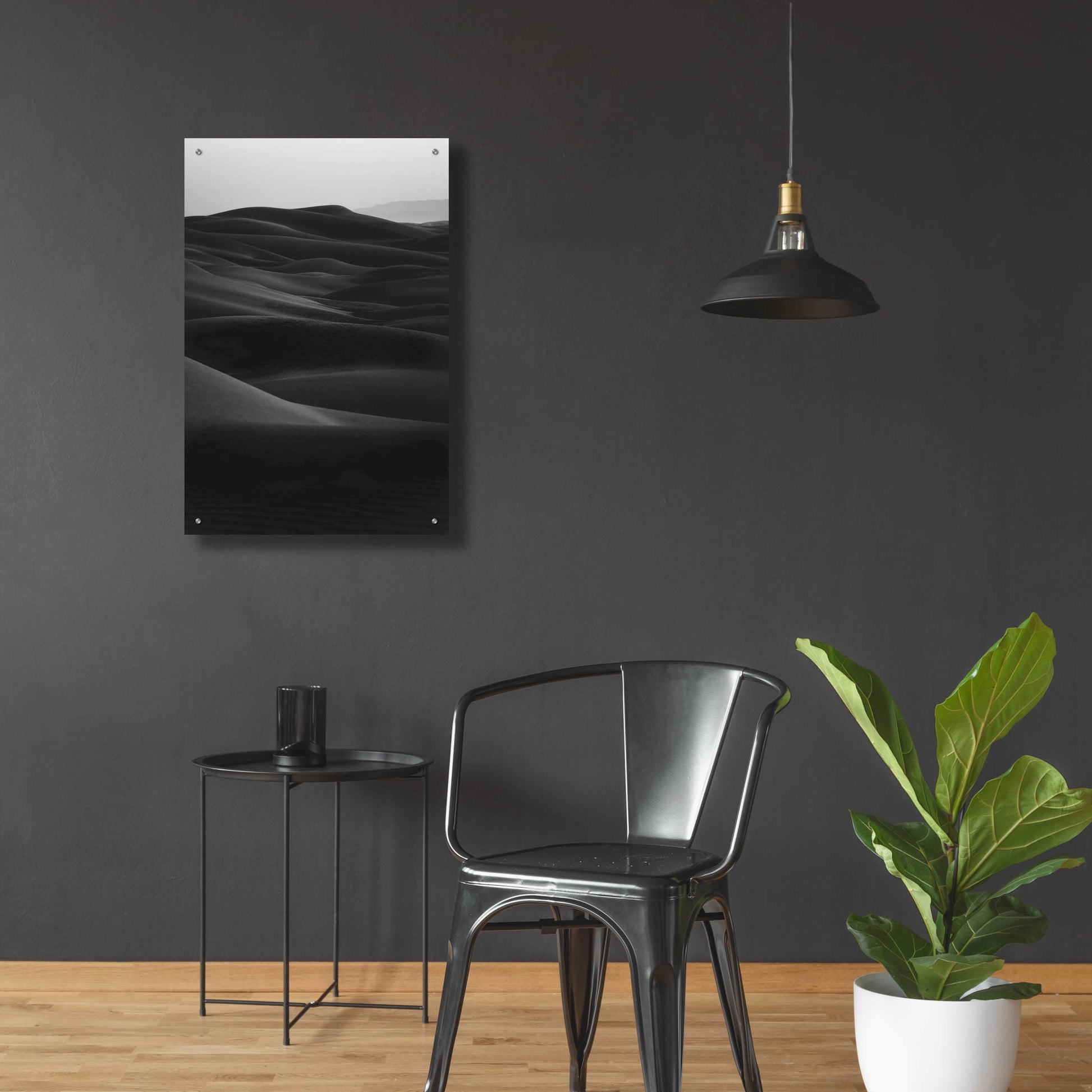 Epic Art 'Black Dunes' by Design Fabrikken, Acrylic Glass Wall Art,24x36