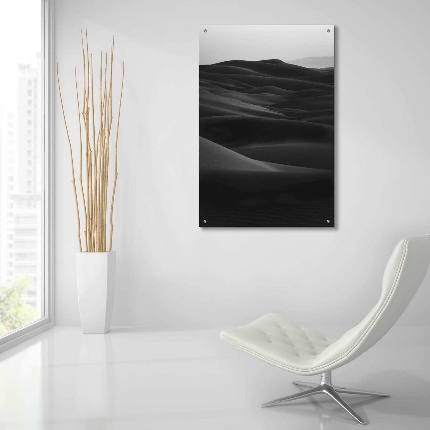 Epic Art 'Black Dunes' by Design Fabrikken, Acrylic Glass Wall Art,24x36