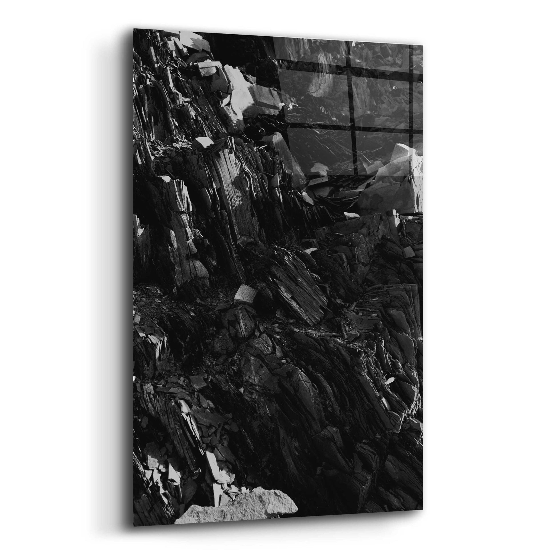 Epic Art 'Black Rock' by Design Fabrikken, Acrylic Glass Wall Art,12x16