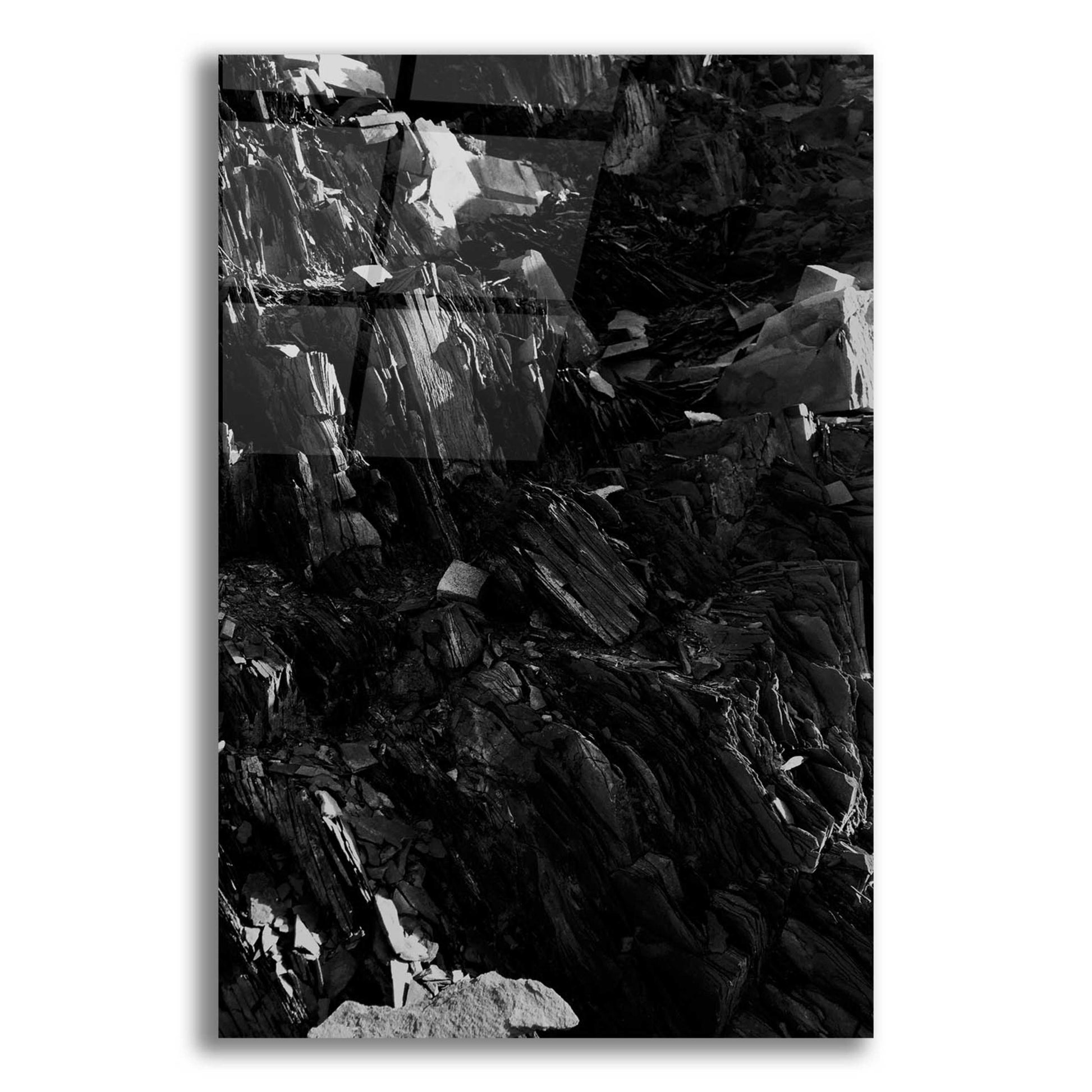 Epic Art 'Black Rock' by Design Fabrikken, Acrylic Glass Wall Art,12x16