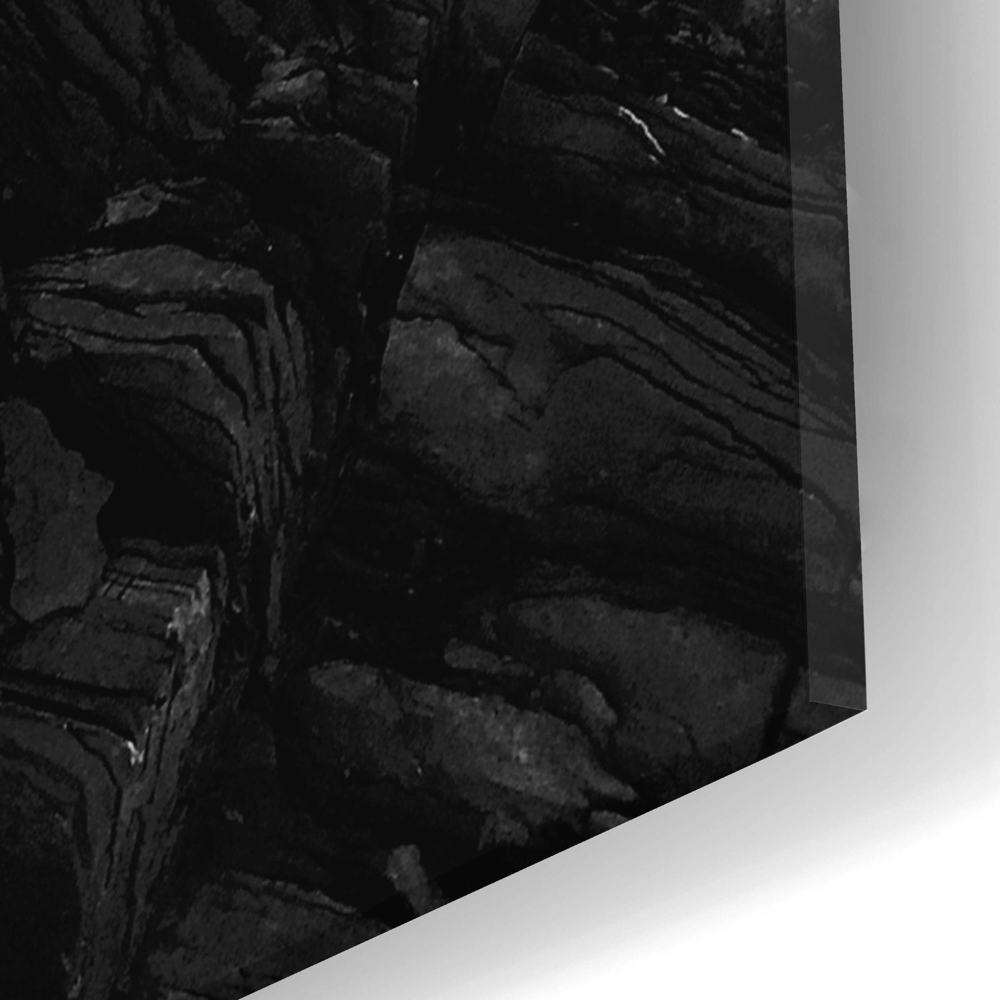 Epic Art 'Black Rock' by Design Fabrikken, Acrylic Glass Wall Art,16x24