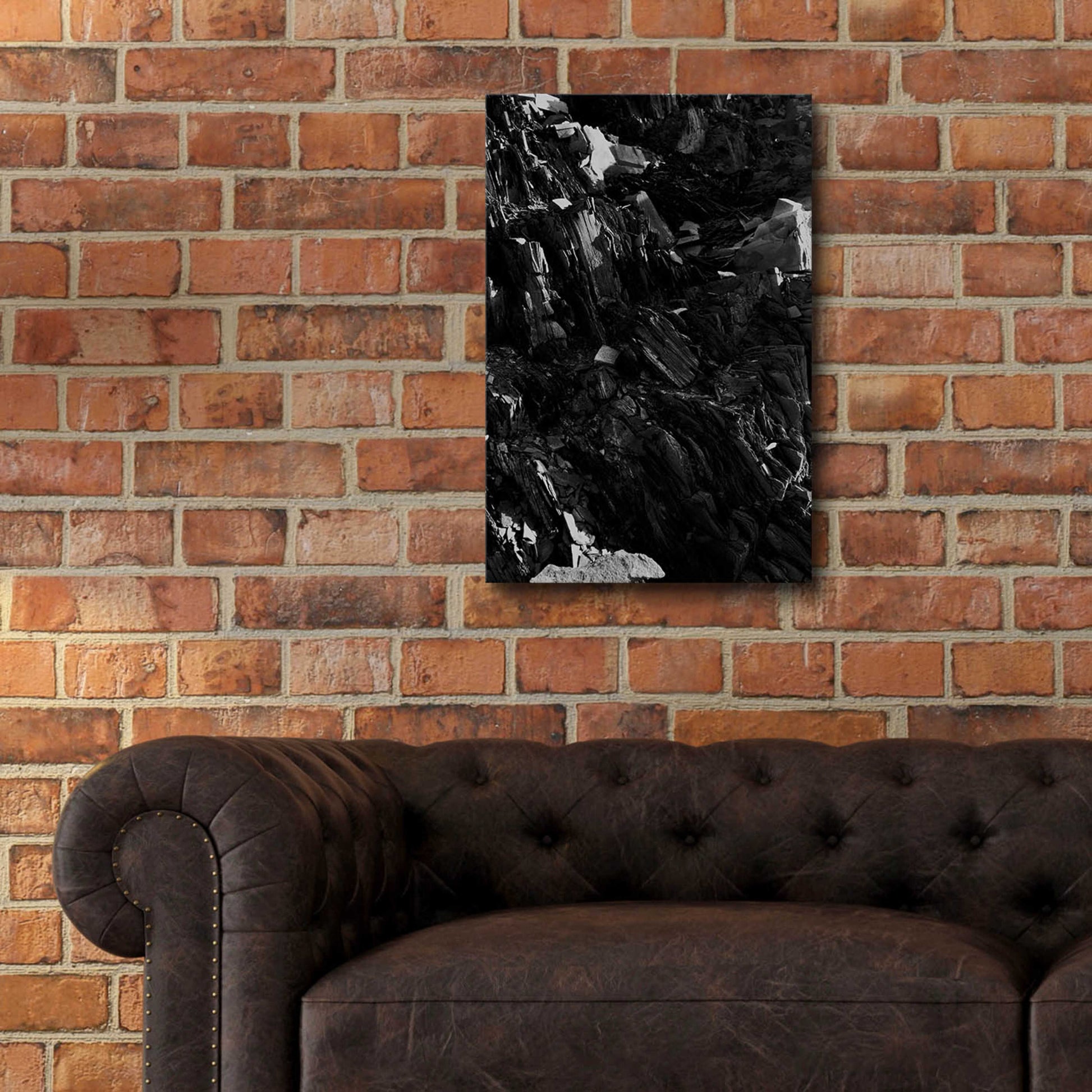 Epic Art 'Black Rock' by Design Fabrikken, Acrylic Glass Wall Art,16x24