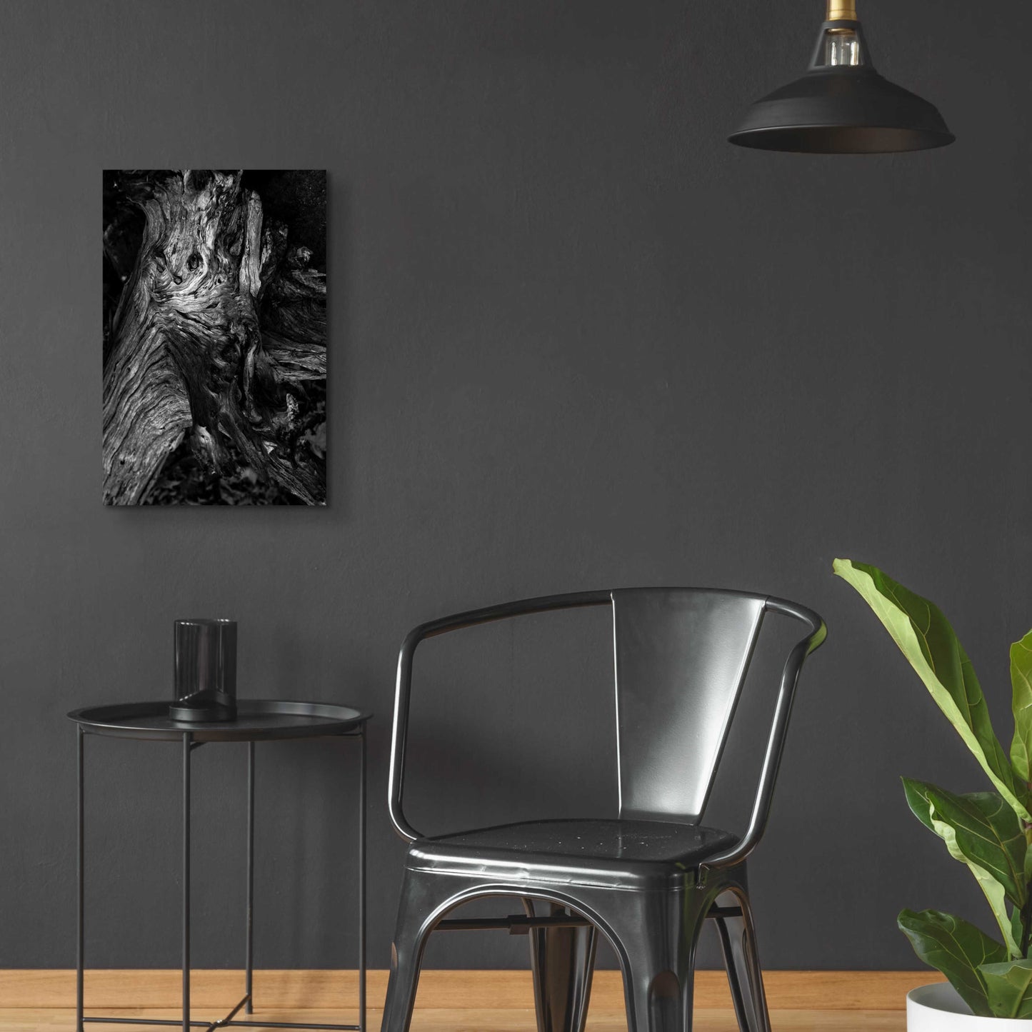 Epic Art 'Black Wood' by Design Fabrikken, Acrylic Glass Wall Art,16x24