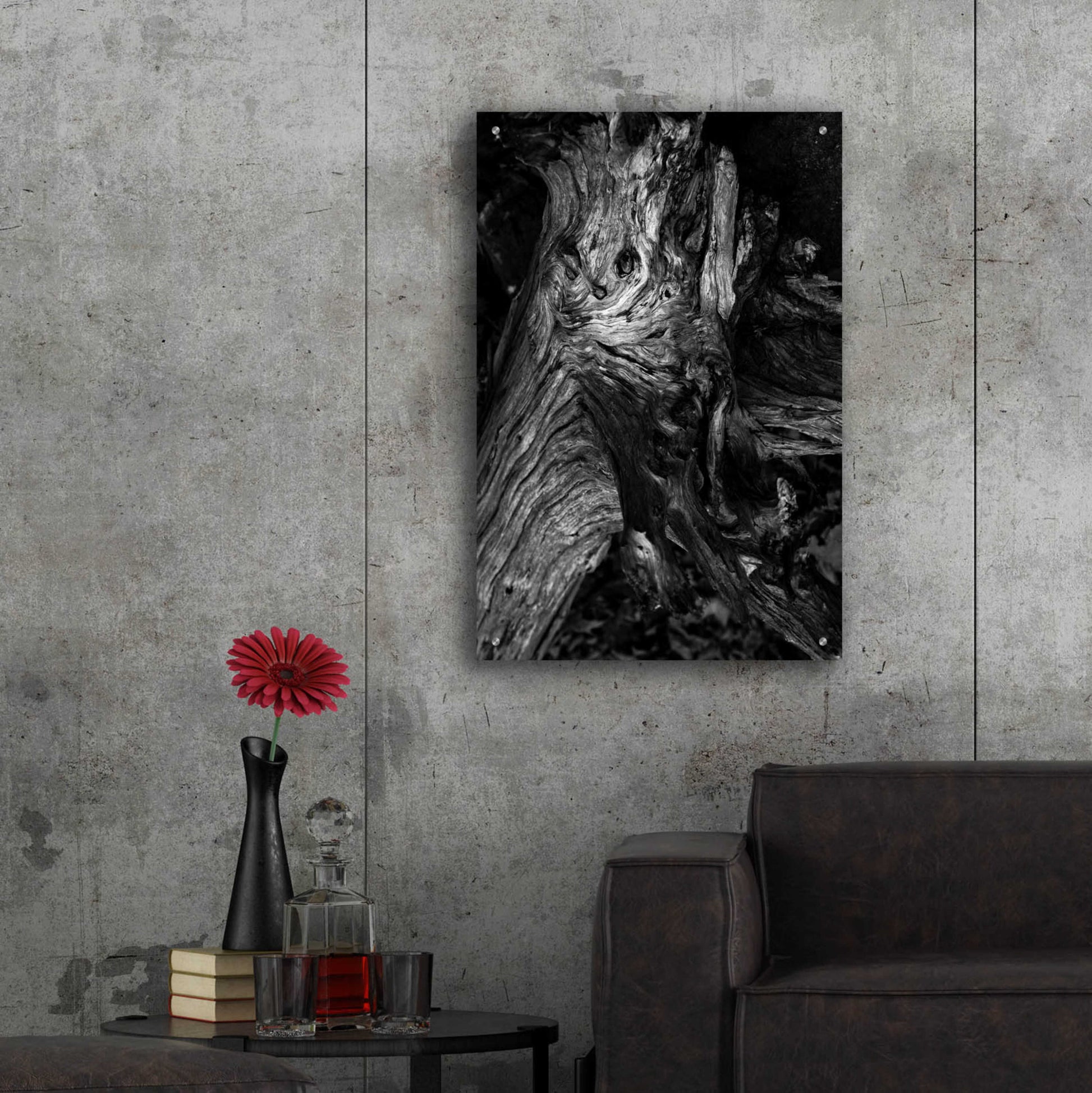 Epic Art 'Black Wood' by Design Fabrikken, Acrylic Glass Wall Art,24x36