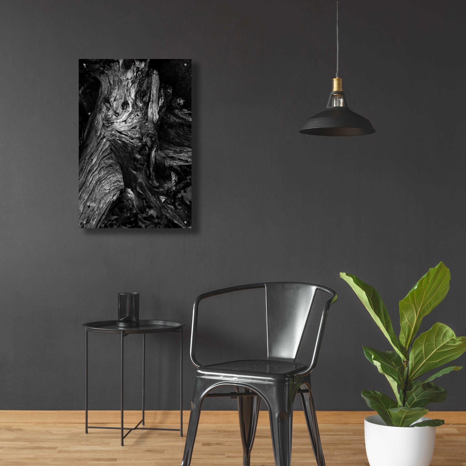 Epic Art 'Black Wood' by Design Fabrikken, Acrylic Glass Wall Art,24x36