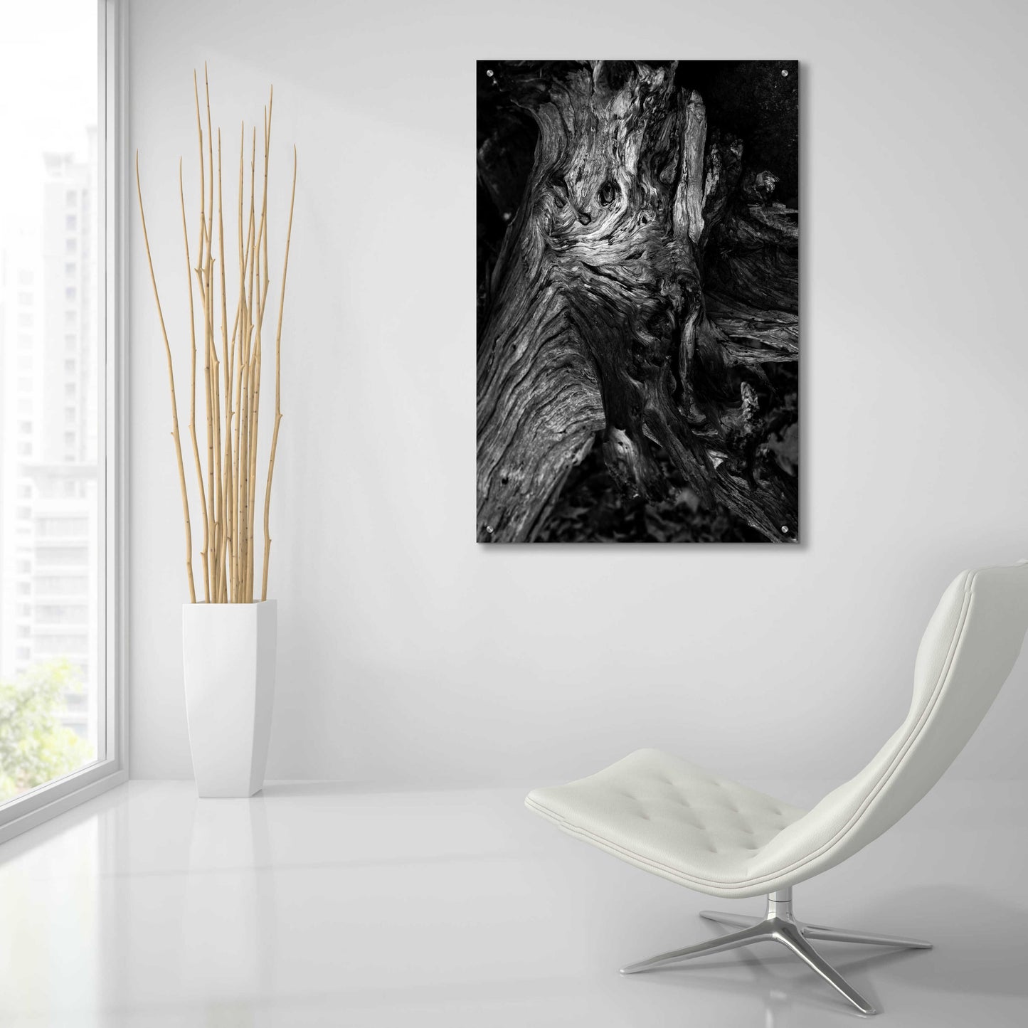 Epic Art 'Black Wood' by Design Fabrikken, Acrylic Glass Wall Art,24x36