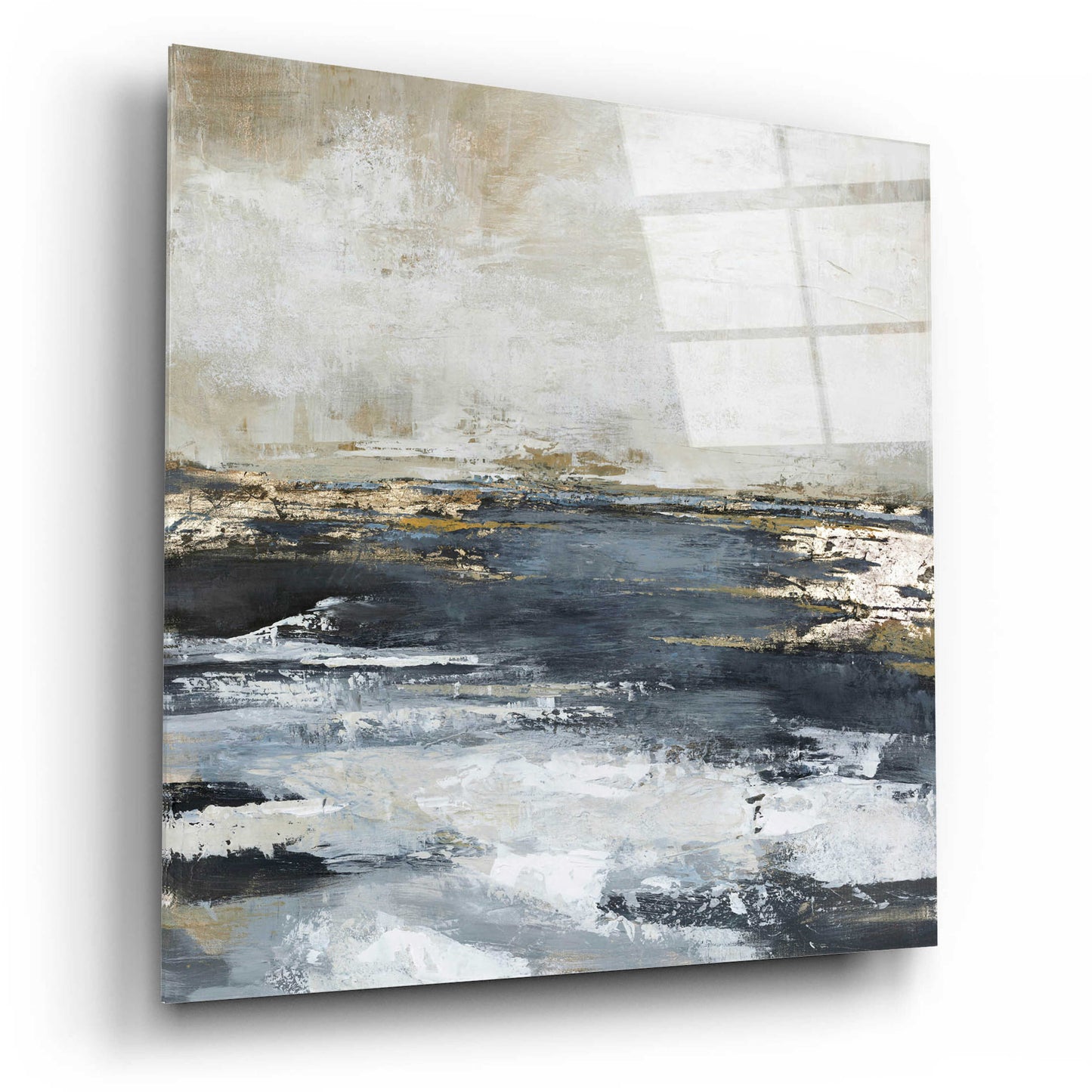 Epic Art 'Blue Bay' by Design Fabrikken, Acrylic Glass Wall Art,12x12