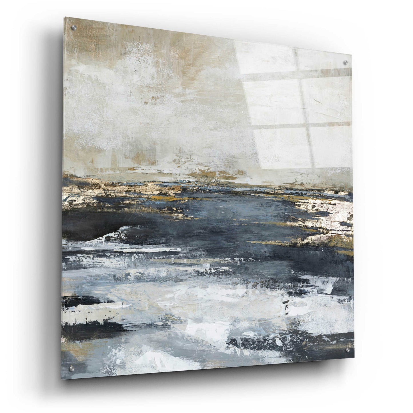 Epic Art 'Blue Bay' by Design Fabrikken, Acrylic Glass Wall Art,36x36