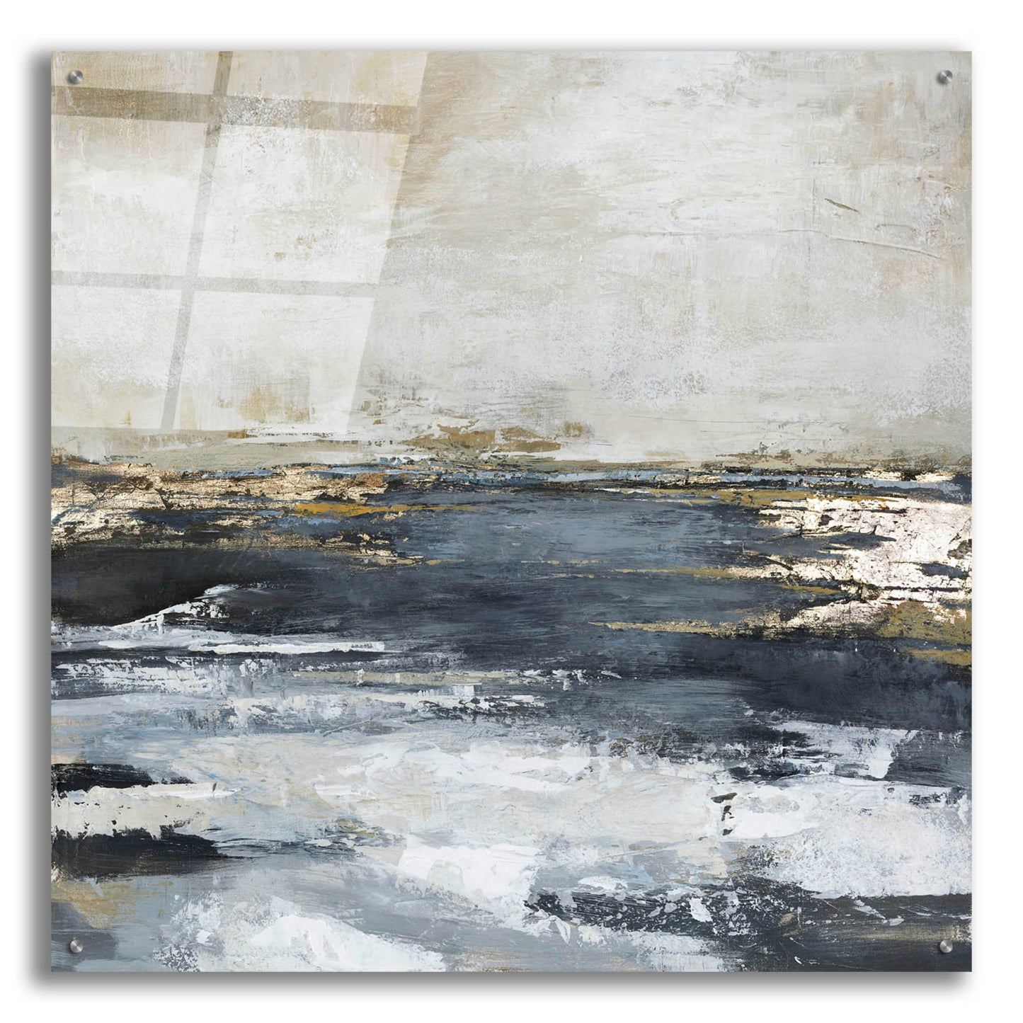 Epic Art 'Blue Bay' by Design Fabrikken, Acrylic Glass Wall Art,36x36