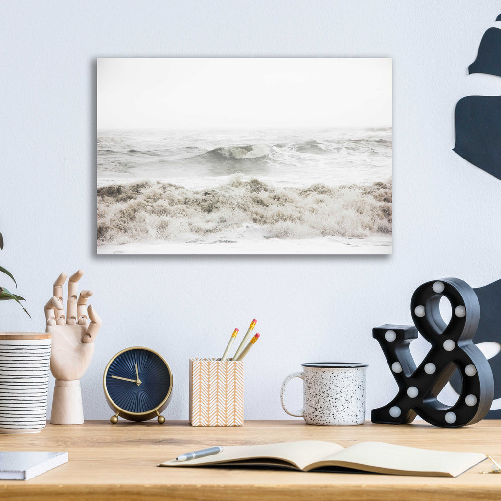 Epic Art 'Breaking Waves' by Design Fabrikken, Acrylic Glass Wall Art,16x12