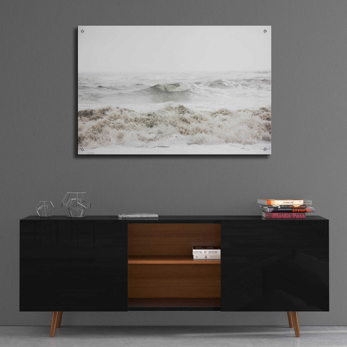 Epic Art 'Breaking Waves' by Design Fabrikken, Acrylic Glass Wall Art,36x24