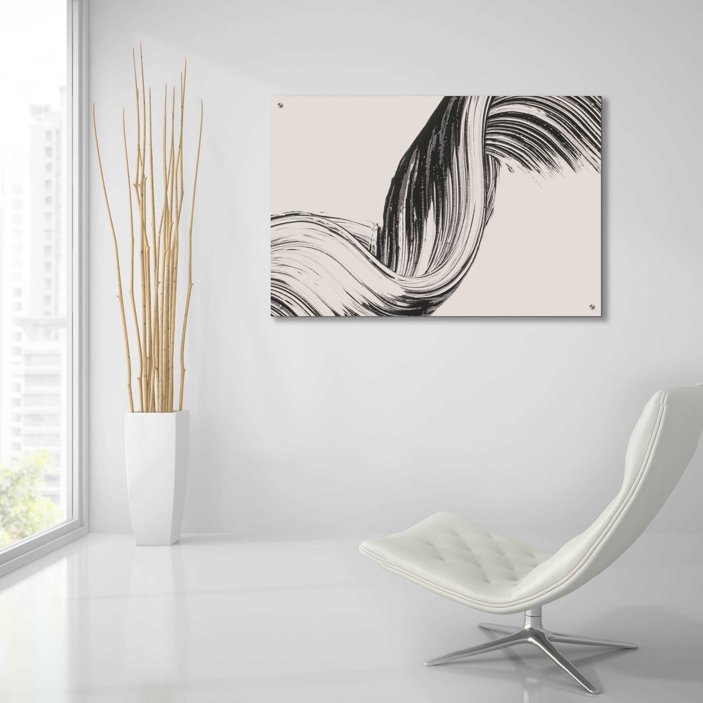 Epic Art 'Brushed 2' by Design Fabrikken, Acrylic Glass Wall Art,36x24