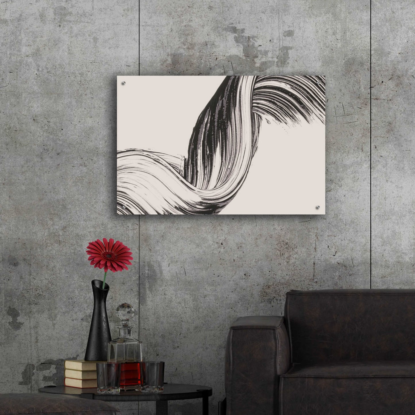 Epic Art 'Brushed 2' by Design Fabrikken, Acrylic Glass Wall Art,36x24