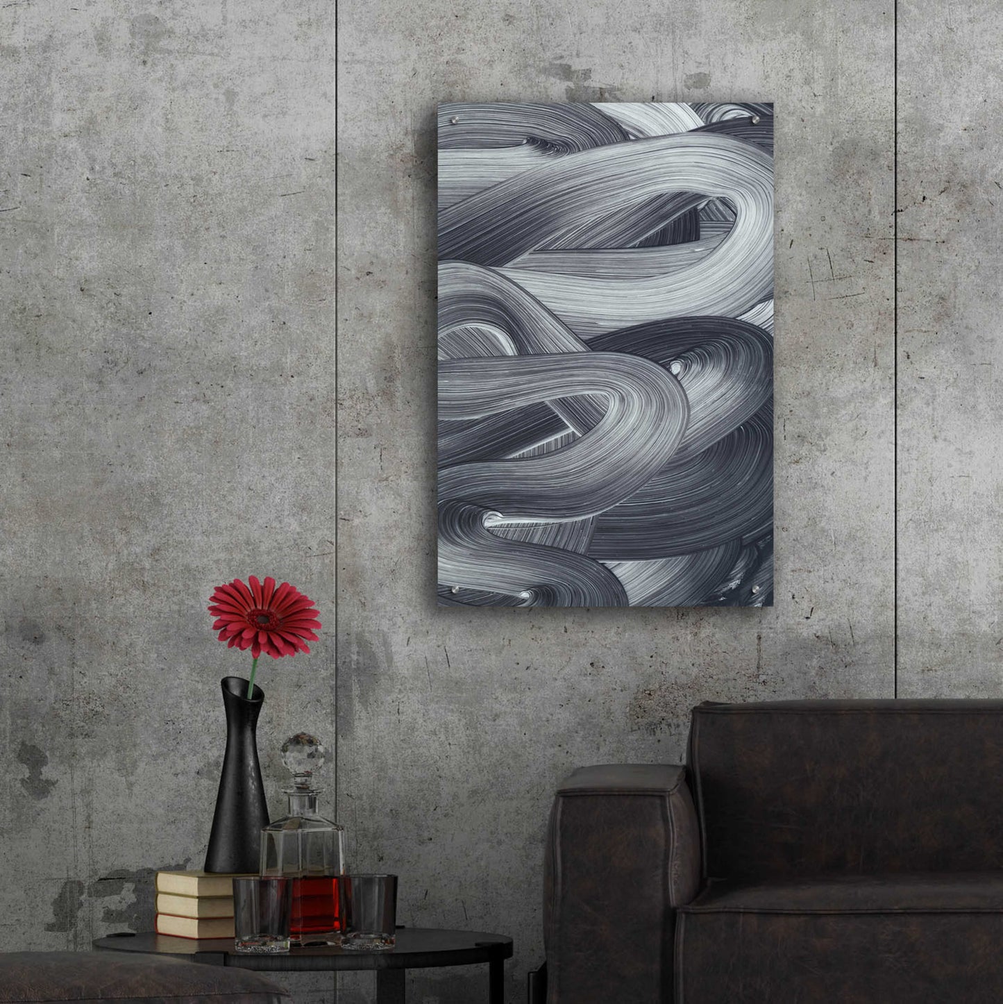 Epic Art 'Brushed 4' by Design Fabrikken, Acrylic Glass Wall Art,24x36