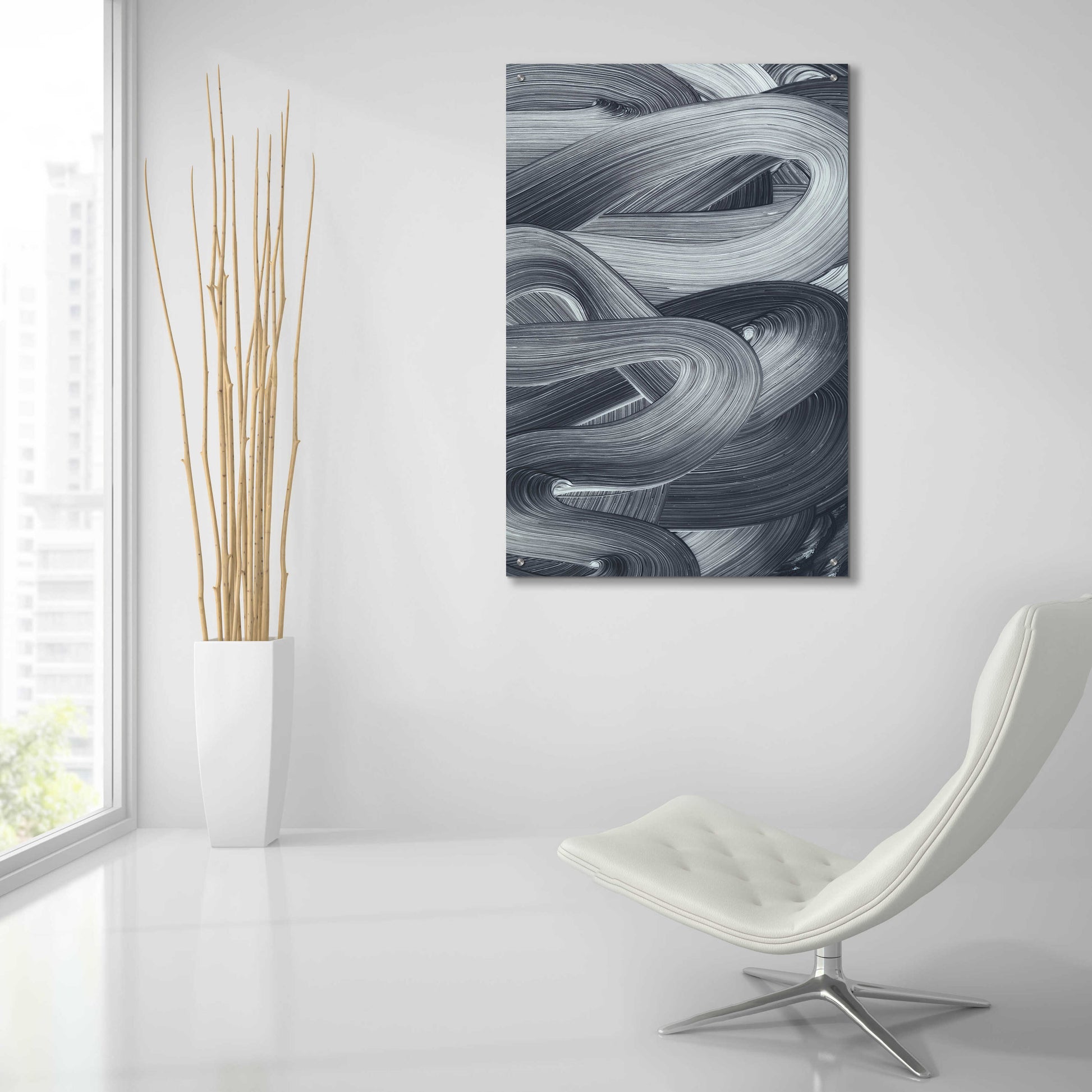 Epic Art 'Brushed 4' by Design Fabrikken, Acrylic Glass Wall Art,24x36