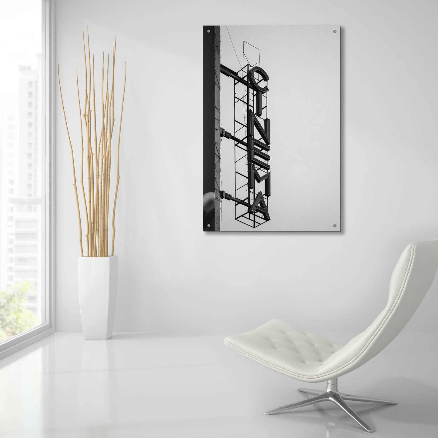 Epic Art 'Cinema' by Design Fabrikken, Acrylic Glass Wall Art,24x36