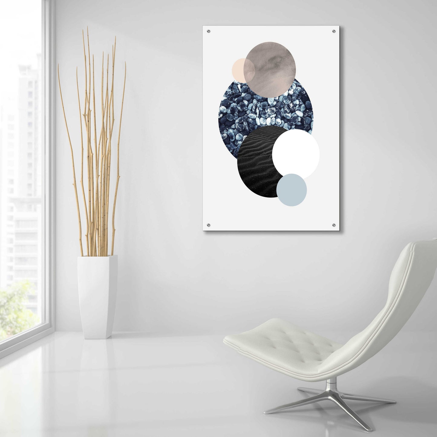 Epic Art 'Circles 2' by Design Fabrikken, Acrylic Glass Wall Art,24x36