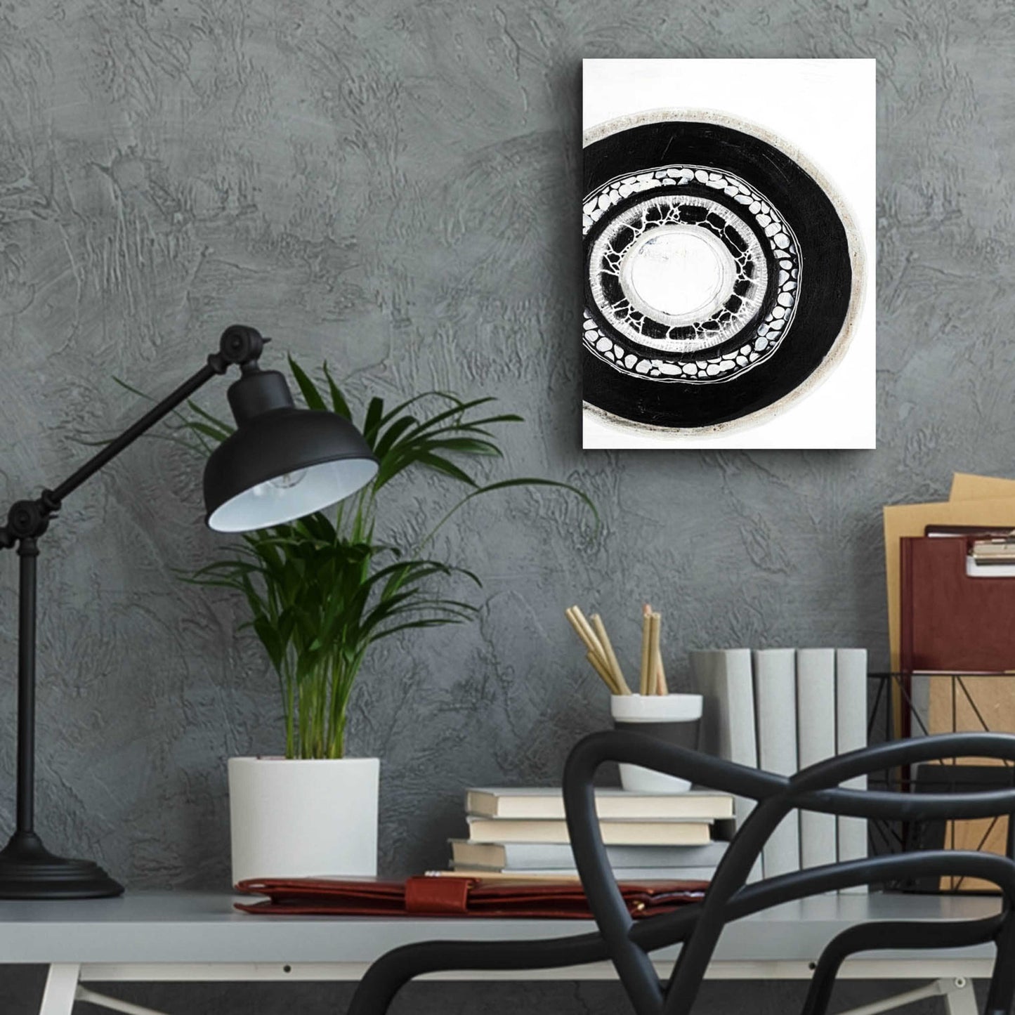 Epic Art 'Circuli 1' by Design Fabrikken, Acrylic Glass Wall Art,12x16