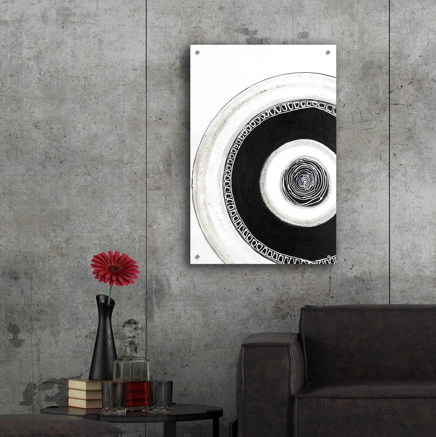 Epic Art 'Circuli 2' by Design Fabrikken, Acrylic Glass Wall Art,24x36