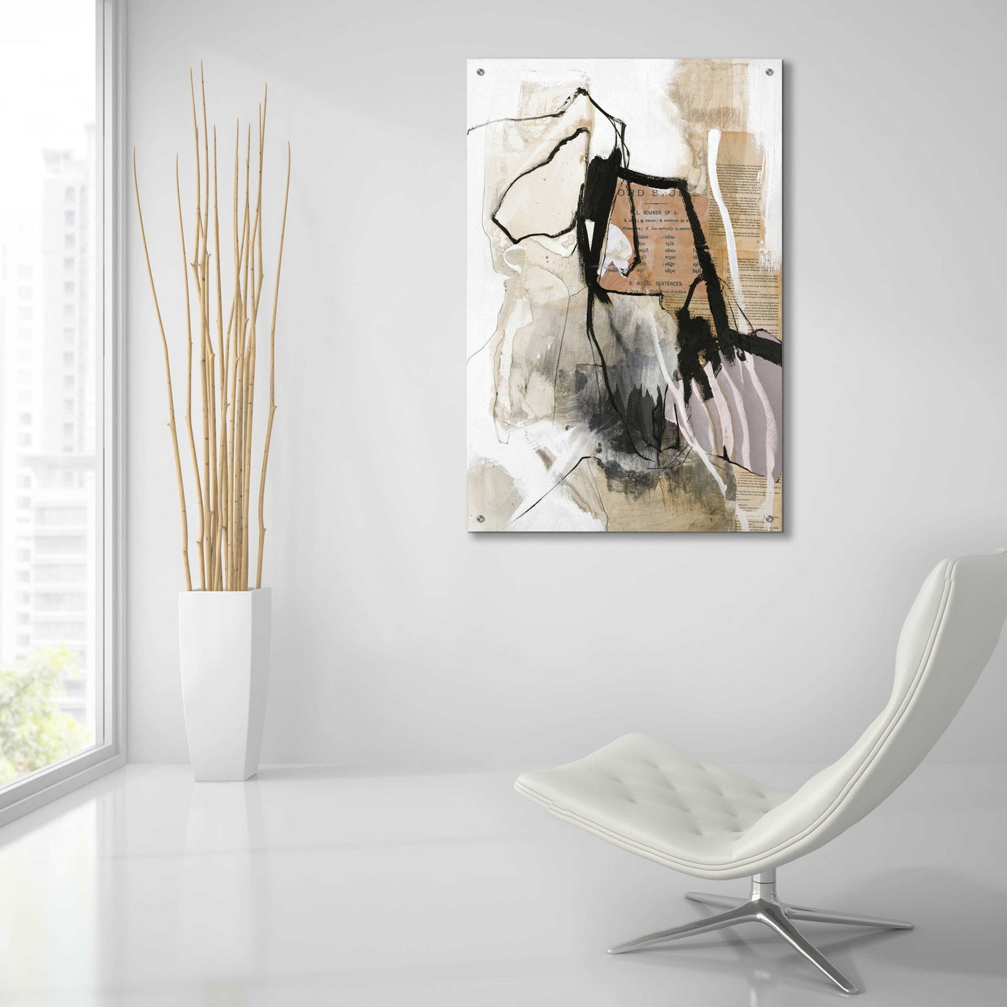 Epic Art 'Clipping' by Design Fabrikken, Acrylic Glass Wall Art,24x36